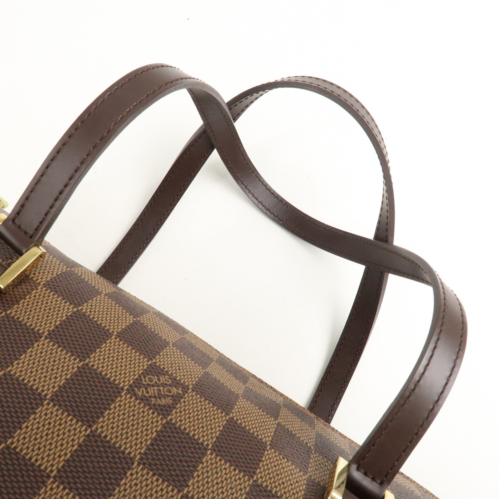 Louis Vuitton Damier Ebene Papillon 30 Hand Bag Brown N51303 Used