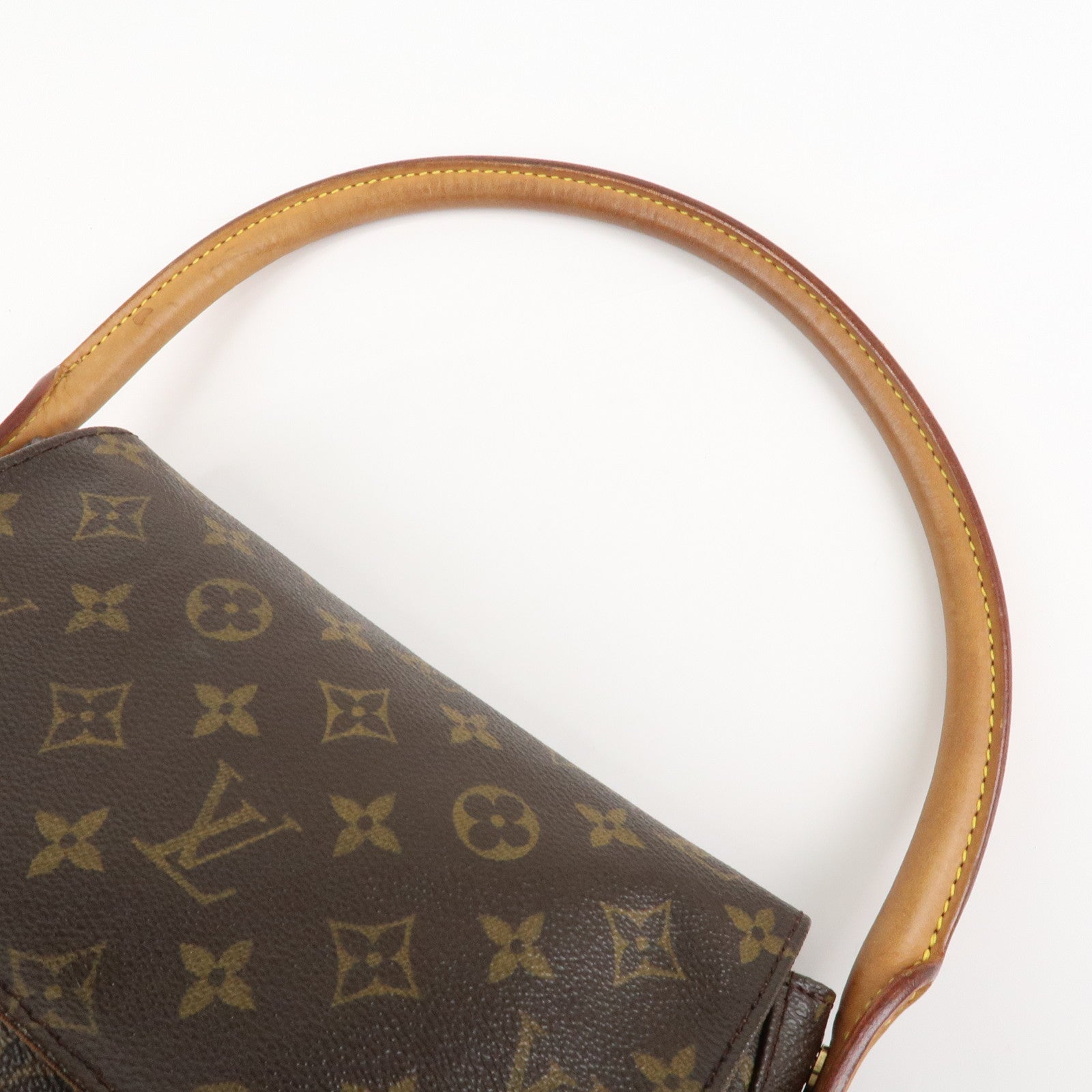 Louis Vuitton Monogram Mini Looping Shoulder Bag Hand Bag M51147 Used