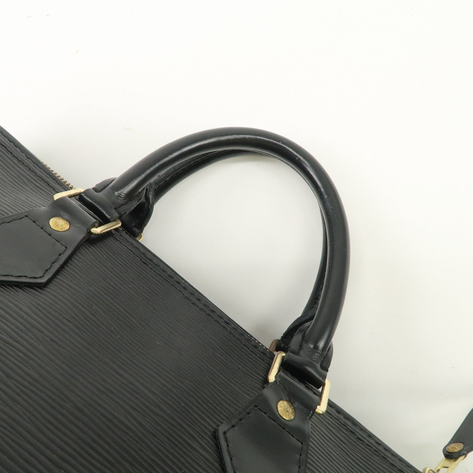 Louis Vuitton Epi Speedy 30 Leather Hand Bag Black M59022