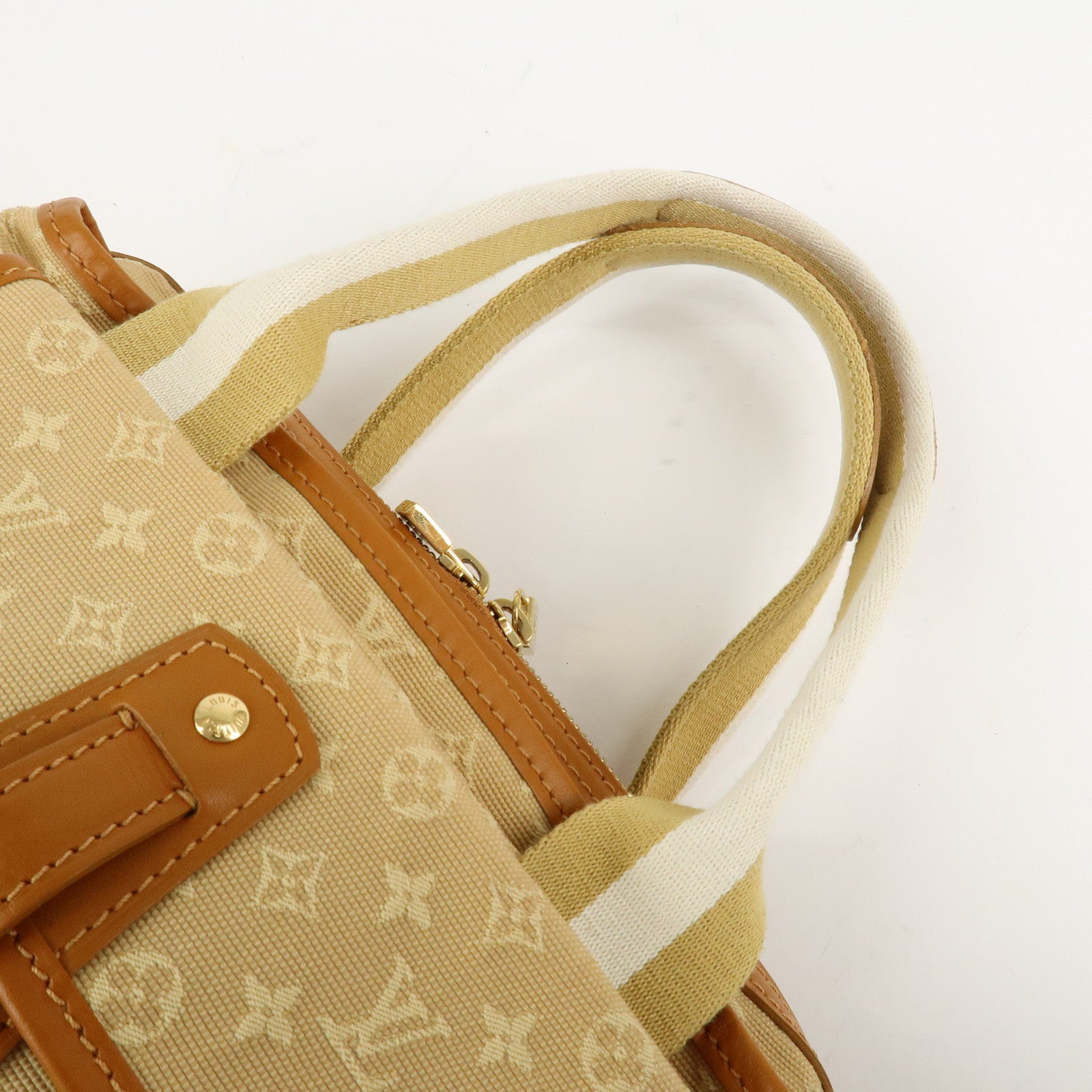 Louis Vuitton Monogram Mini Sac Mary Kate Hand Bag Beige M92508