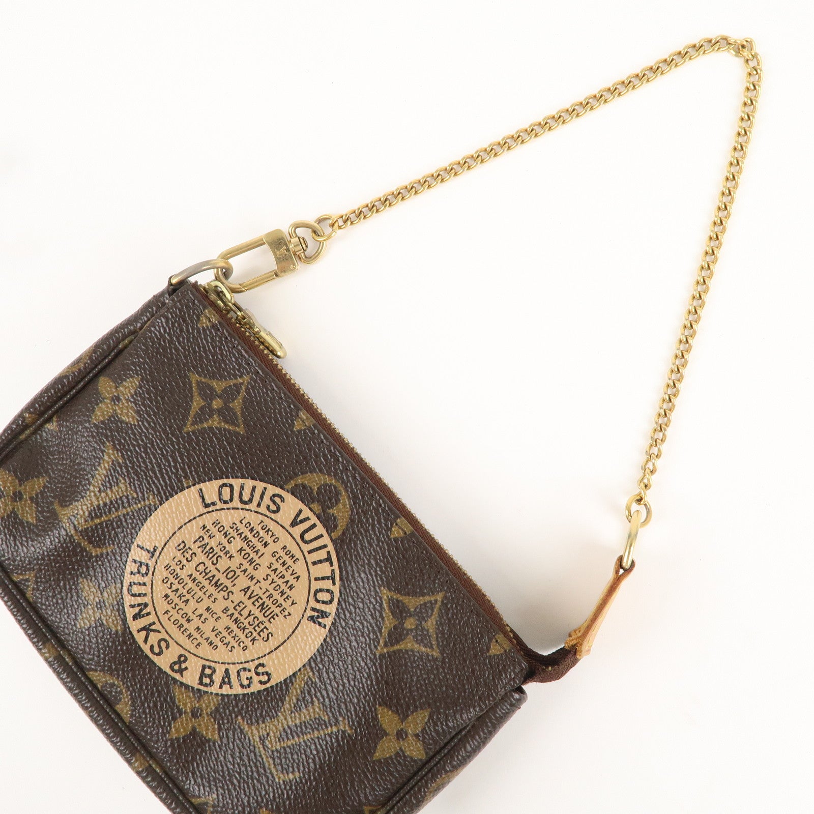 Louis Vuitton Monogram T&B Mini Pochette Accessoires Pouch M60153