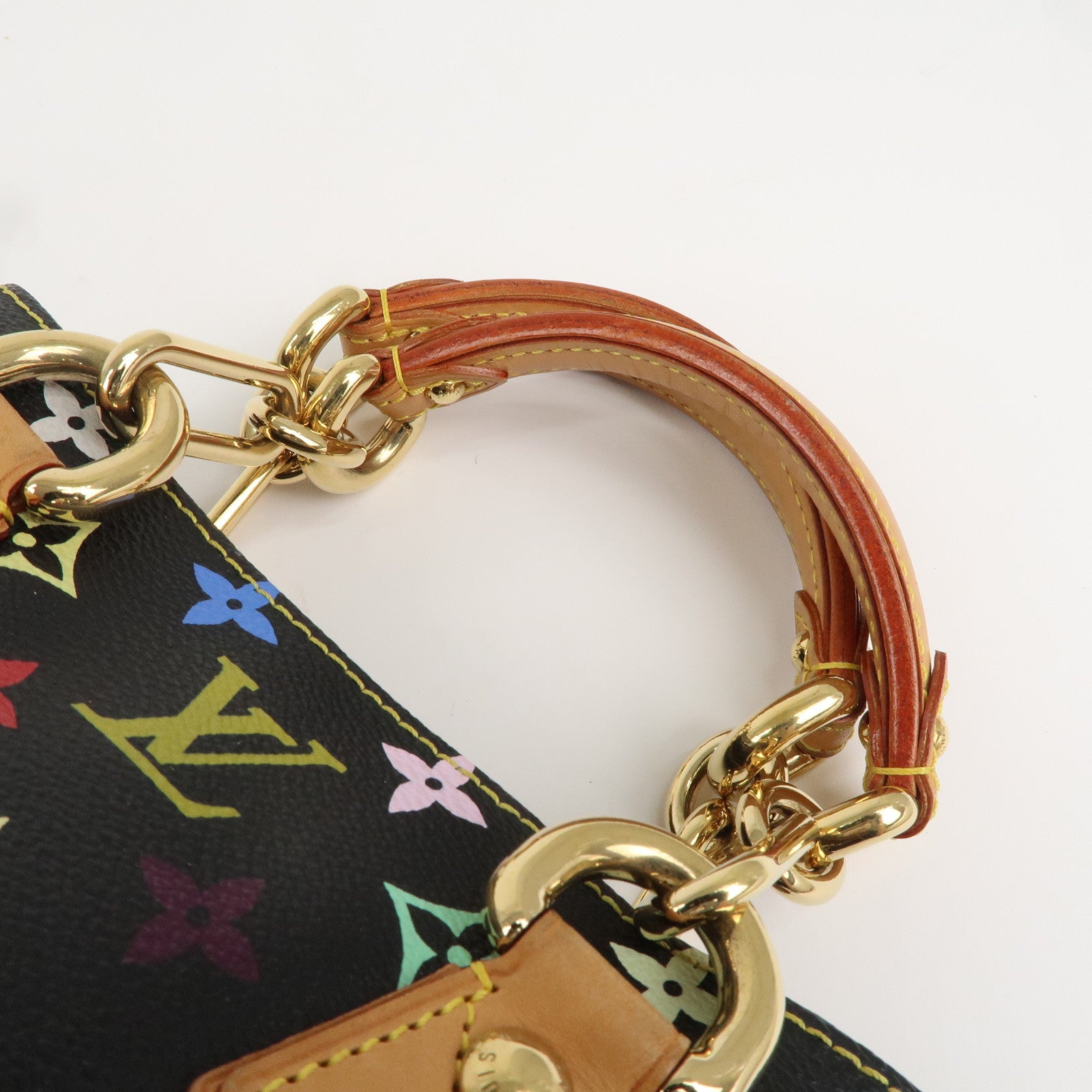 Louis Vuitton Monogram Multicolor Audra Hand Bag Noir M40048