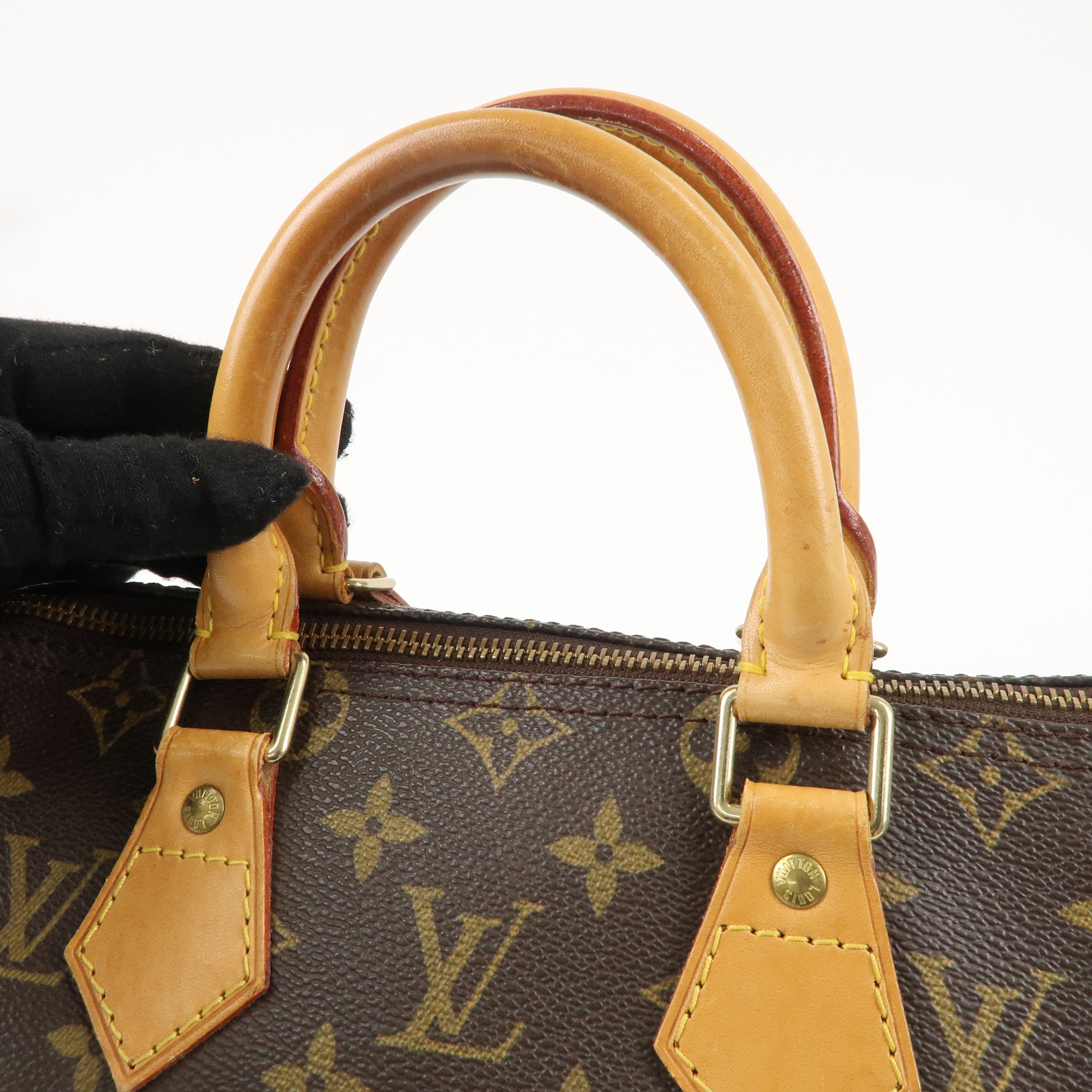 Louis Vuitton Monogram Speedy 25 Hand Bag Boston Bag M41528