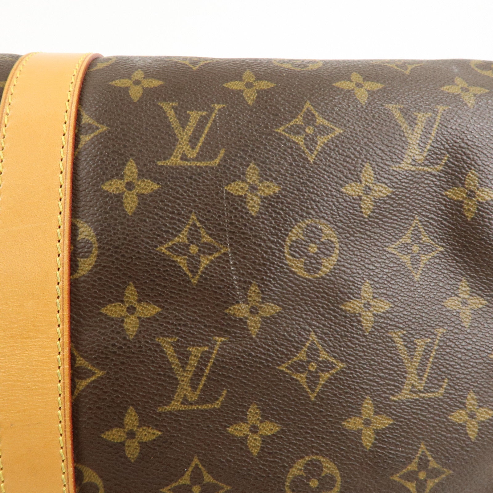 Louis Vuitton Monogram Keep All Bandouliere 50 Boston Bag M41416 Used