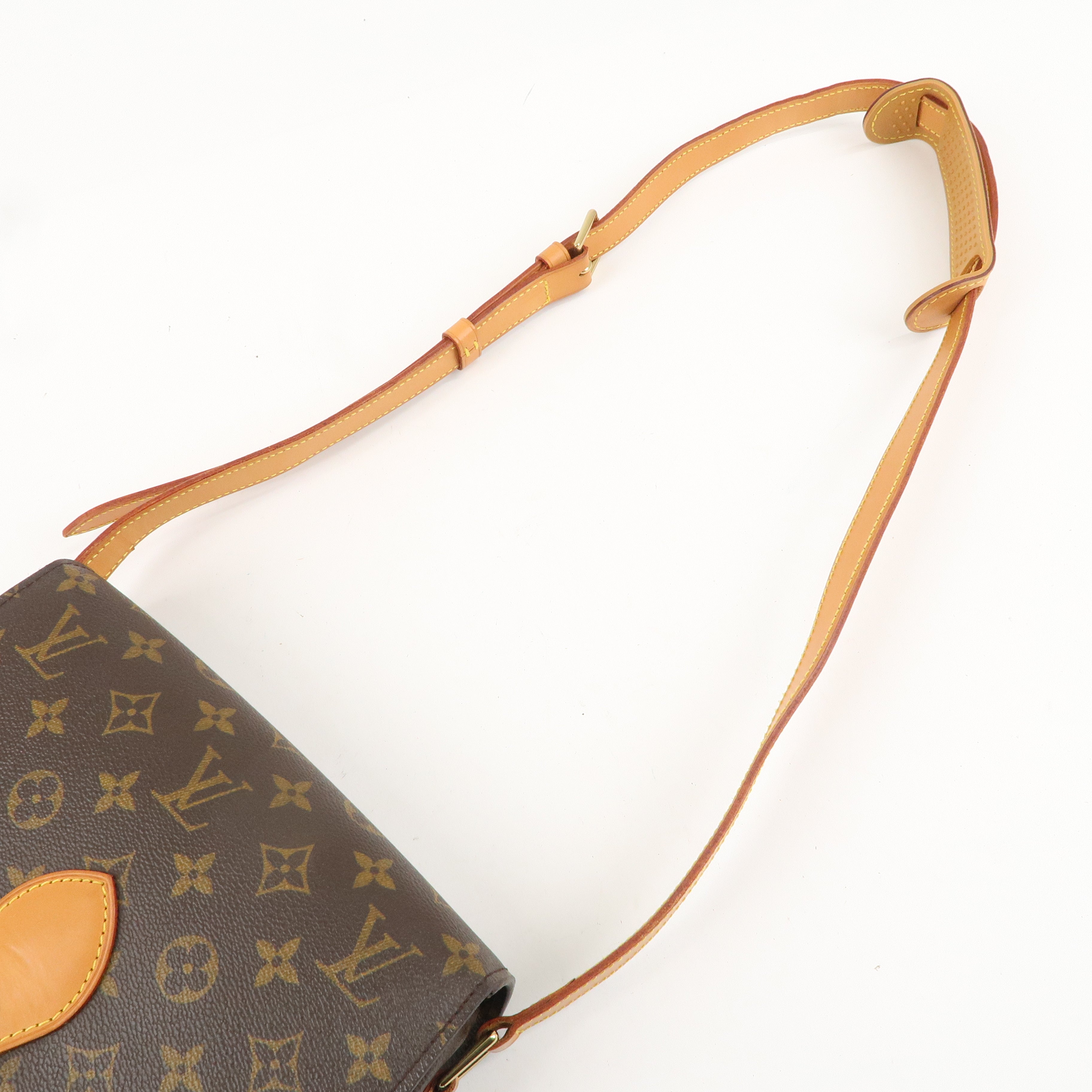 Louis Vuitton Monogram Saint Cloud GM Shoulder Bag Brown M51242