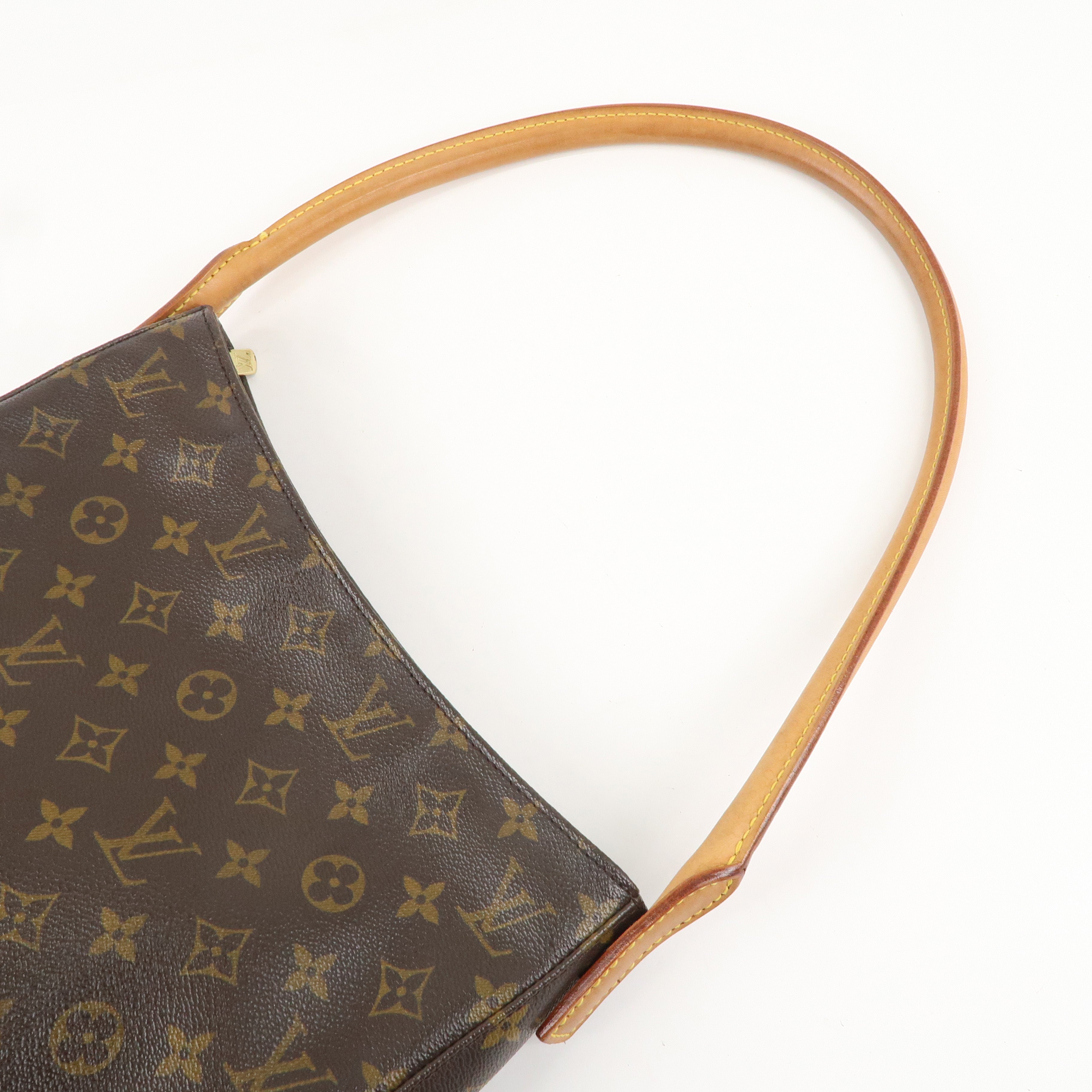 Louis Vuitton Monogram Looping GM Shoulder Bag Brown M51145