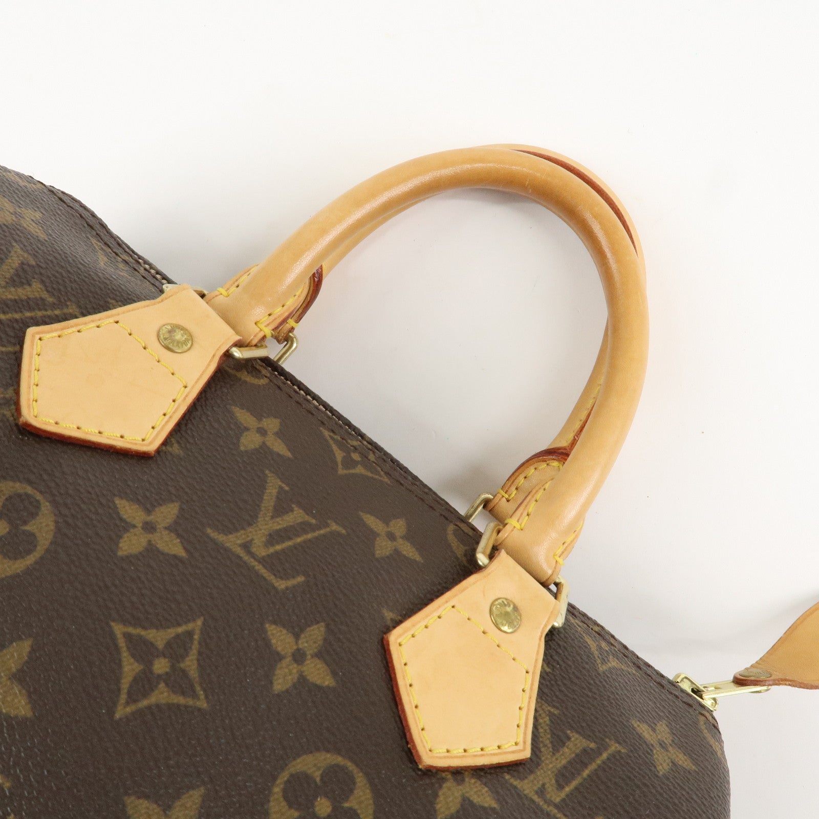 Louis Vuitton Monogram Speedy 25 Hand Bag Boston Bag M41528 Used