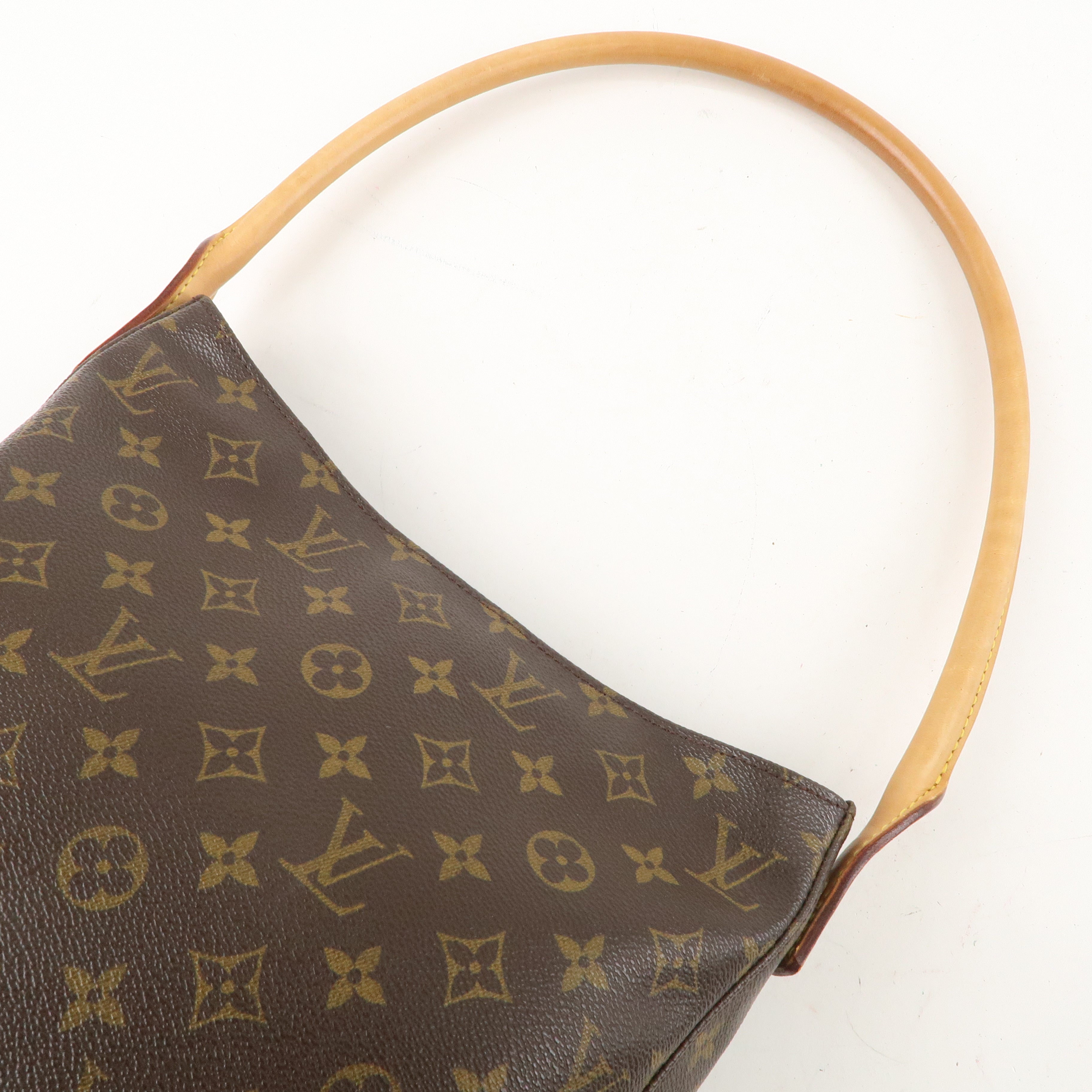 Louis Vuitton Monogram Looping GM Shoulder Bag Brown M51145