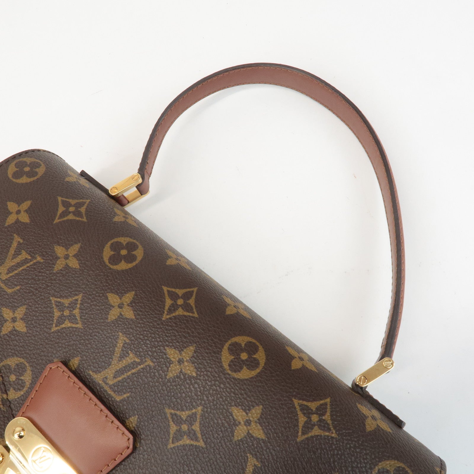 Louis Vuitton Monogram Concorde Hand Bag Brown M51190 Used