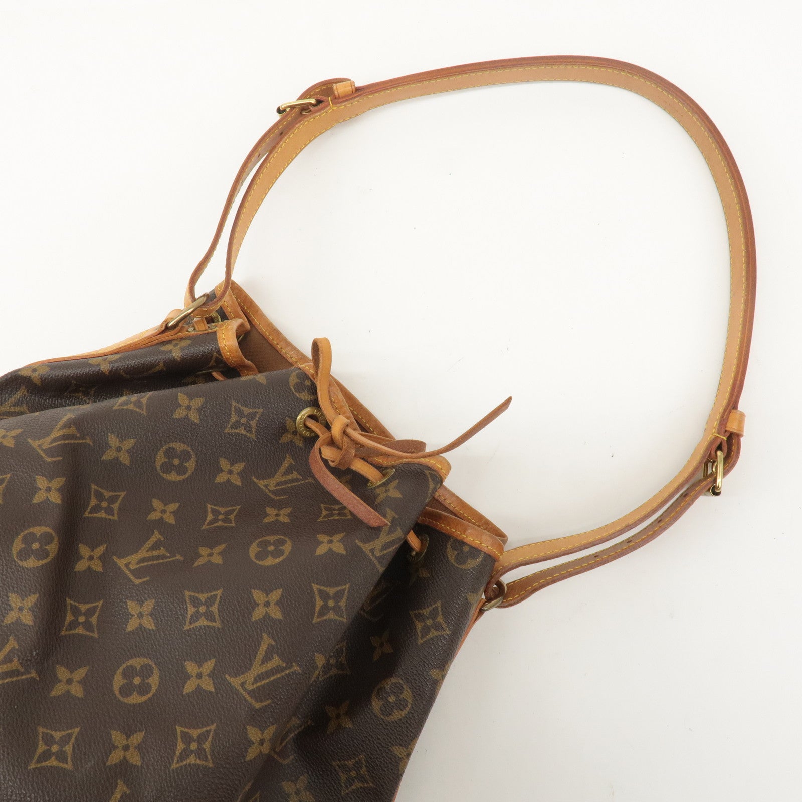 Louis Vuitton Monogram Noe Shoulder Bag Hand Bag Brown M42224