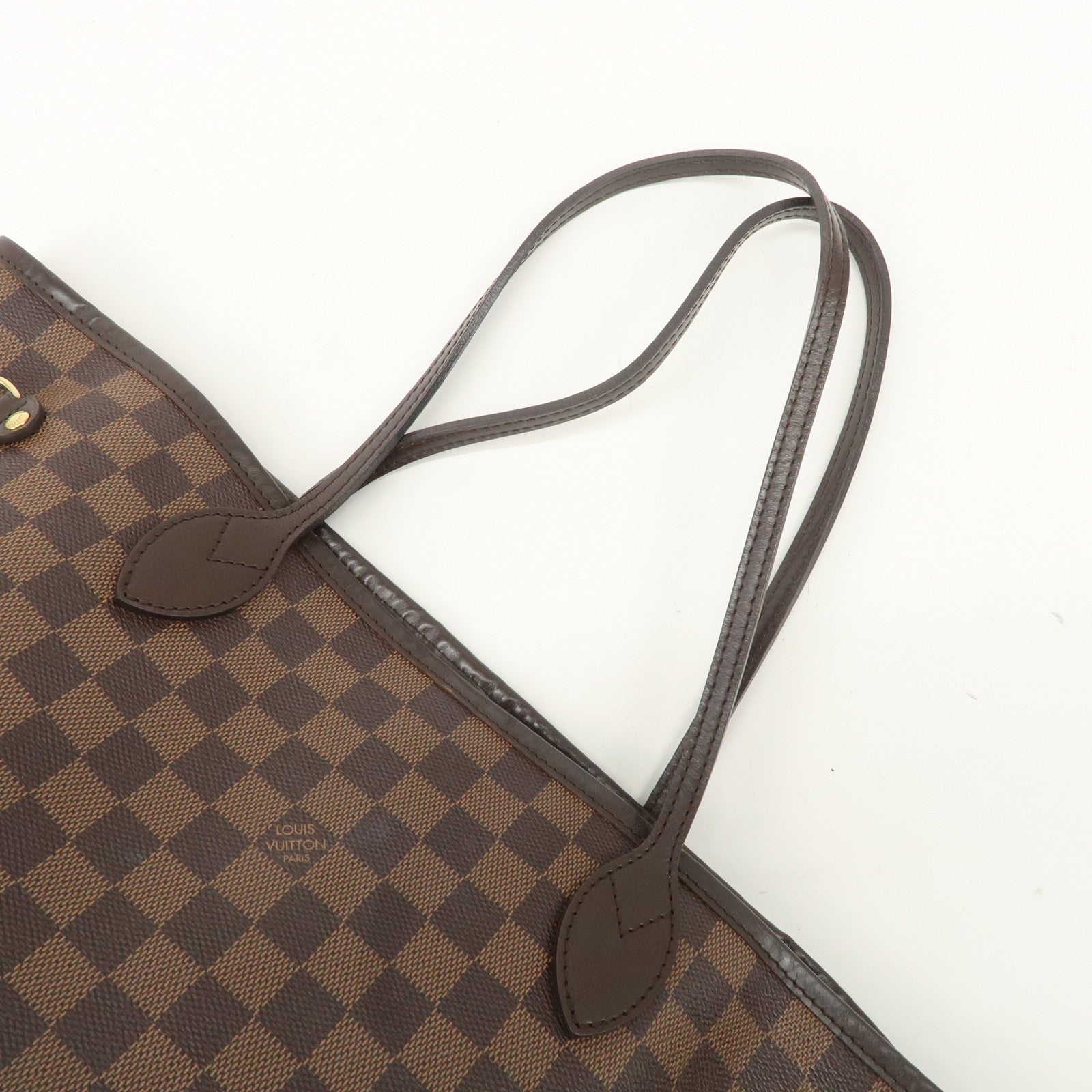 Louis Vuitton Damier Neverfull MM Tote Bag Hand Bag N51105 Used