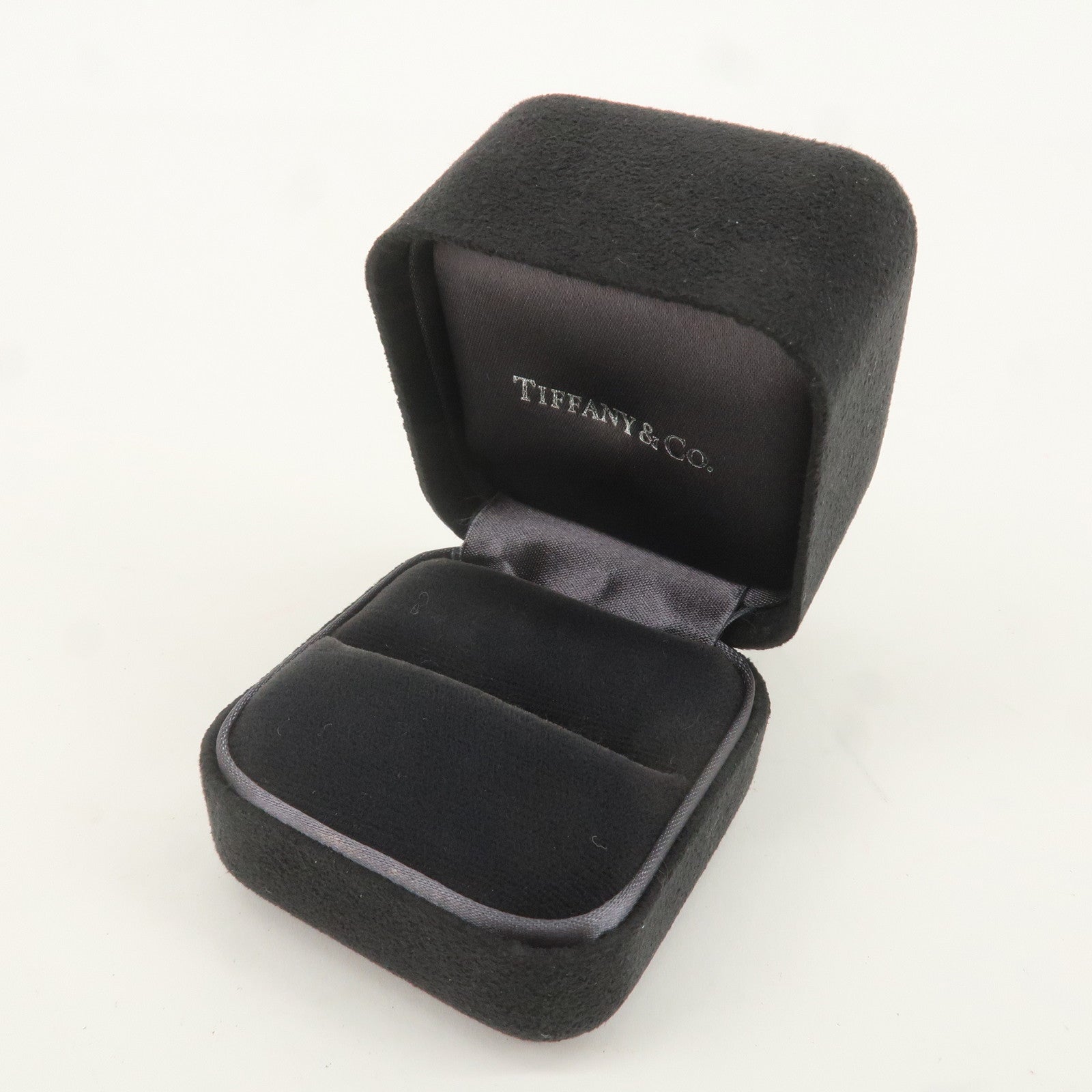 Tiffany&Co. Set of 6 Jewelry Box For Ring Display Box Black