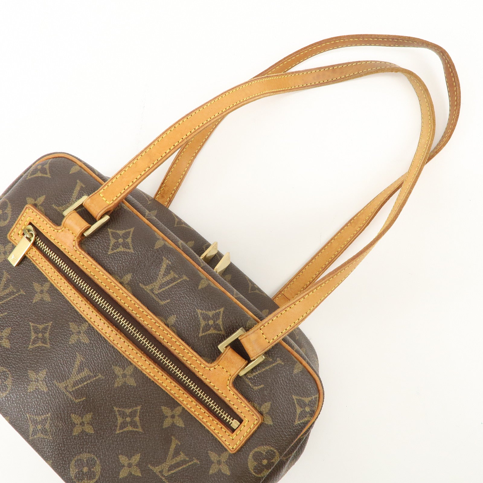 Louis Vuitton Monogram Cite MM Shoulder Bag Hand Bag M51182 Used