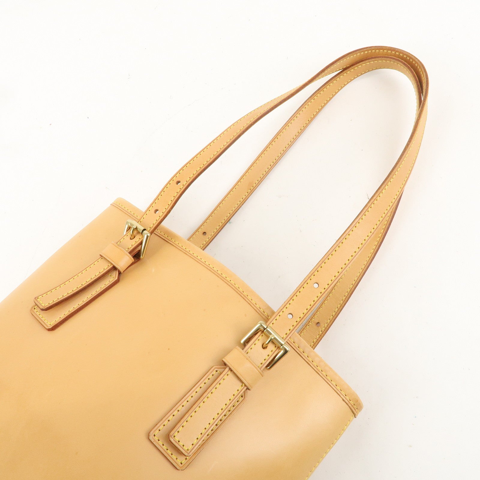 Louis Vuitton Nomad Bucket PM Hand Bag Tote Bag Natural M85001