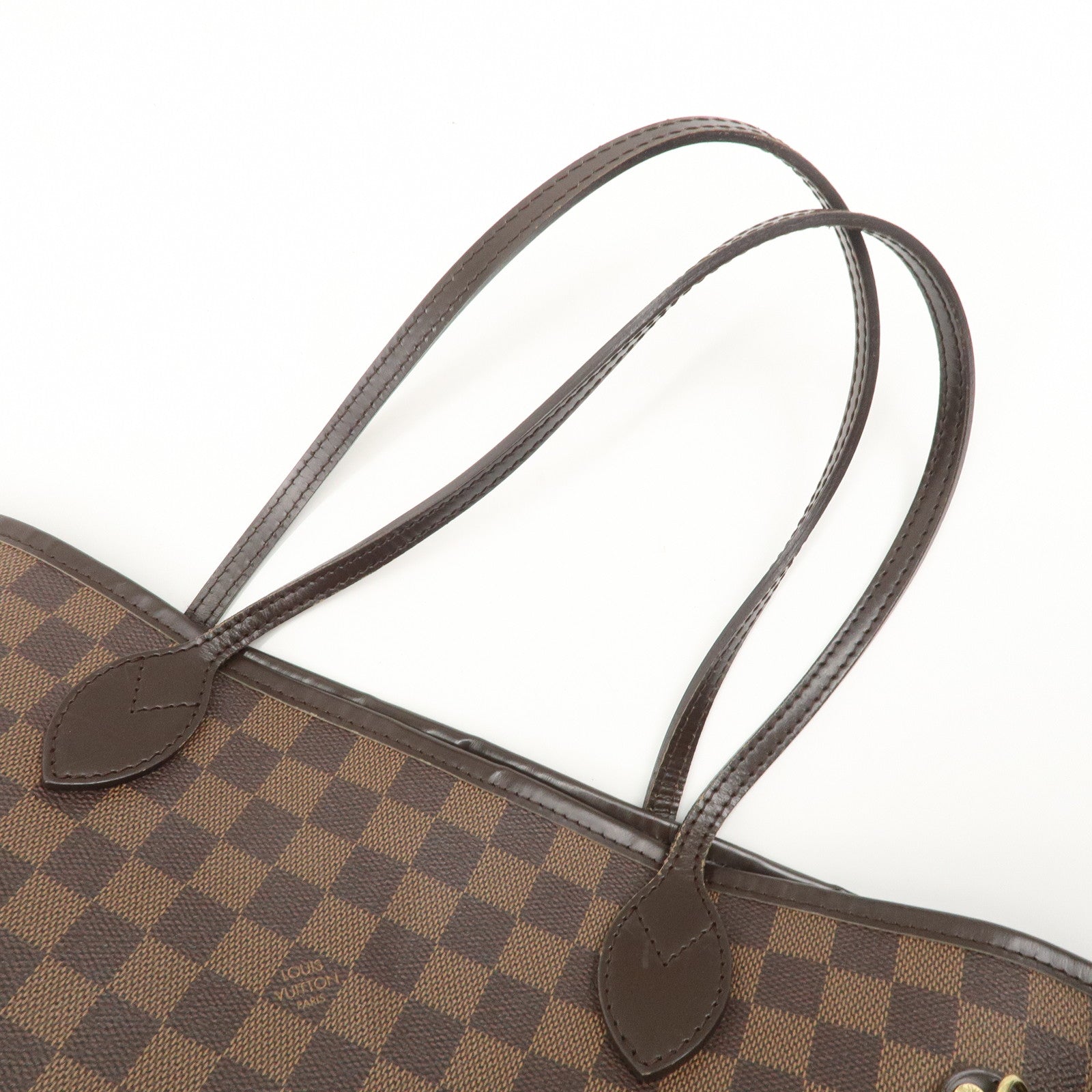 Louis Vuitton Damier Neverfull MM Tote Bag N51105 Used