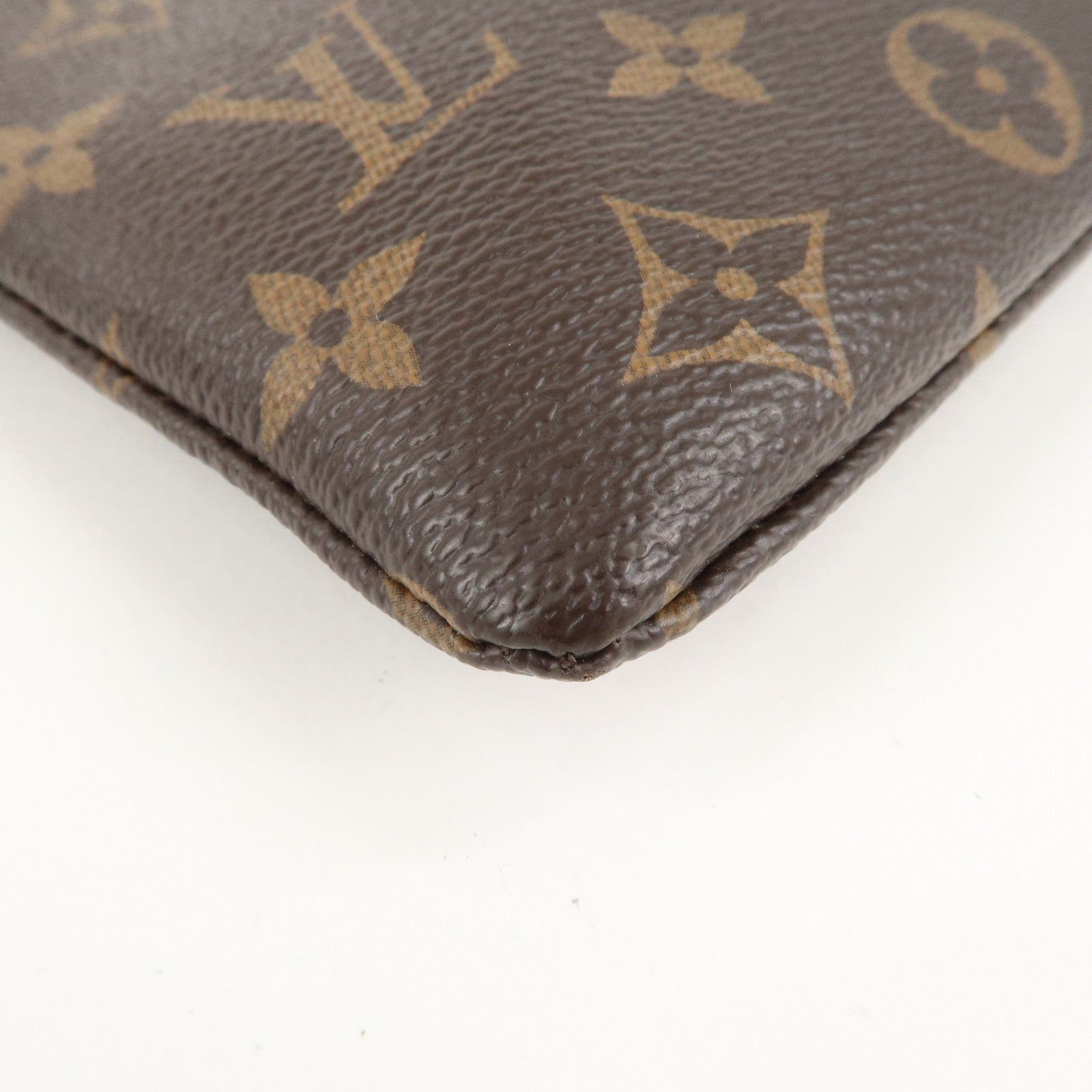 Louis Vuitton Monogram Daily Pouch Clutch Bag Noir Brown M62048