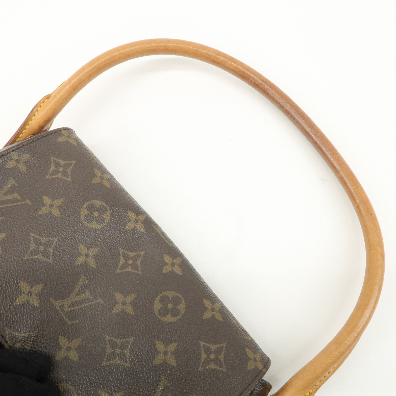 Louis Vuitton Monogram Mini Looping Shoulder Bag Hand Bag M51147 Used