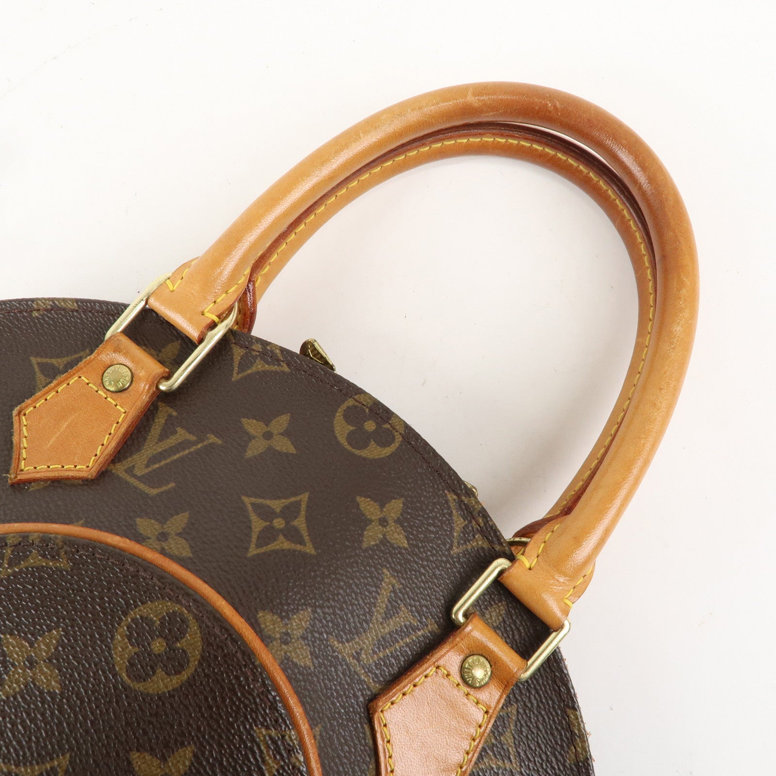 Louis Vuitton Monogram Ellipse PM Hand Bag Brown M51127