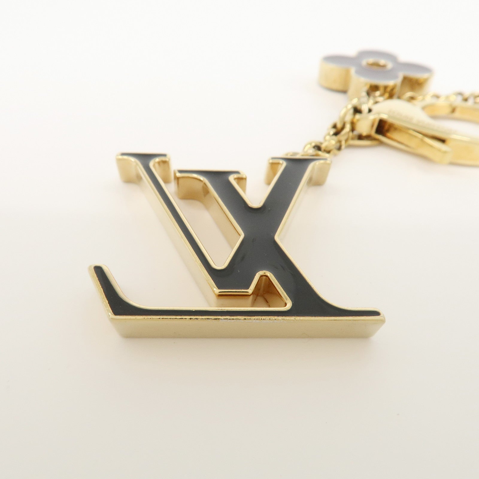 Louis Vuitton Fleur de Monogram Key Chain Bag Charm M67119 Used