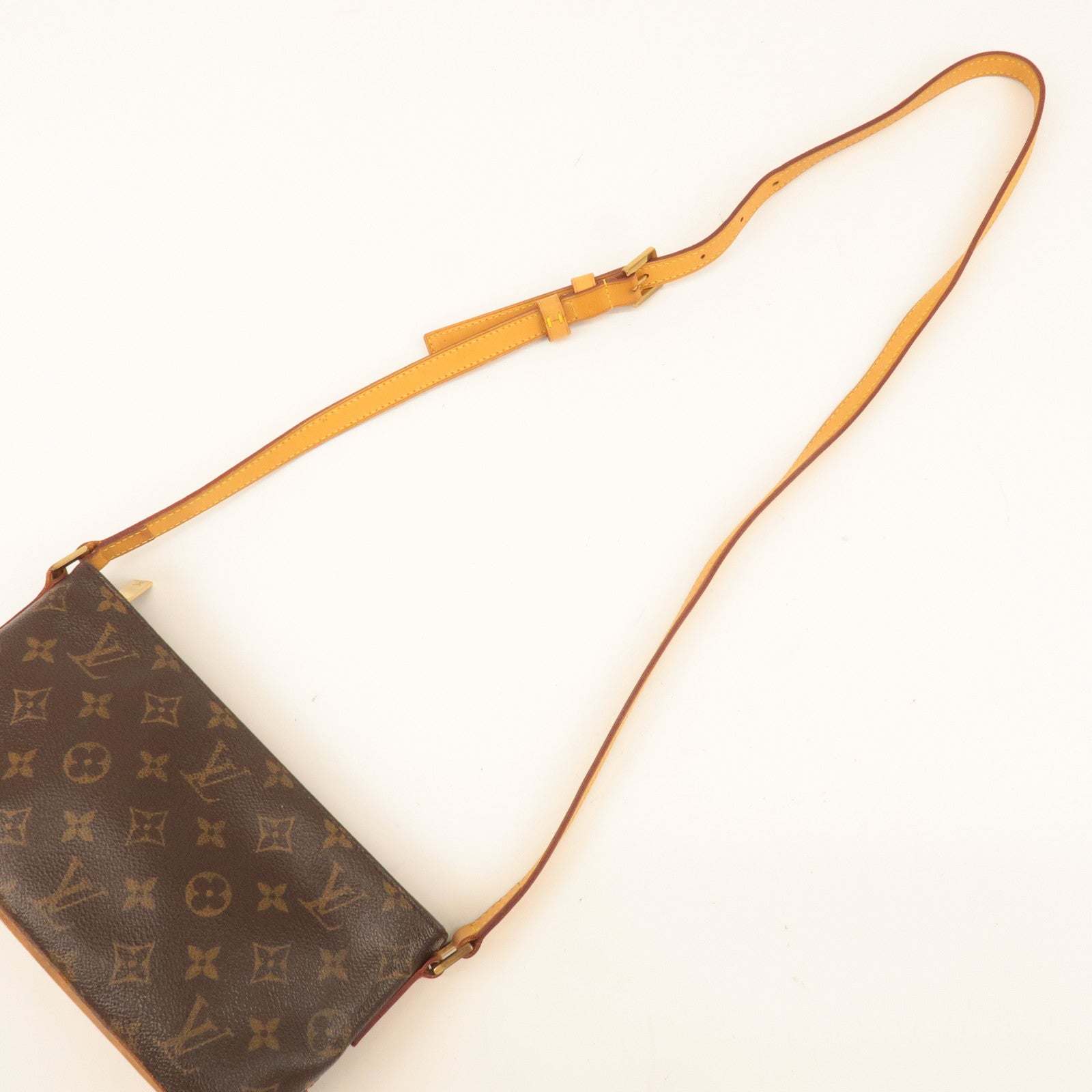 Louis Vuitton Monogram Trotteur Shoulder Bag Brown M51240