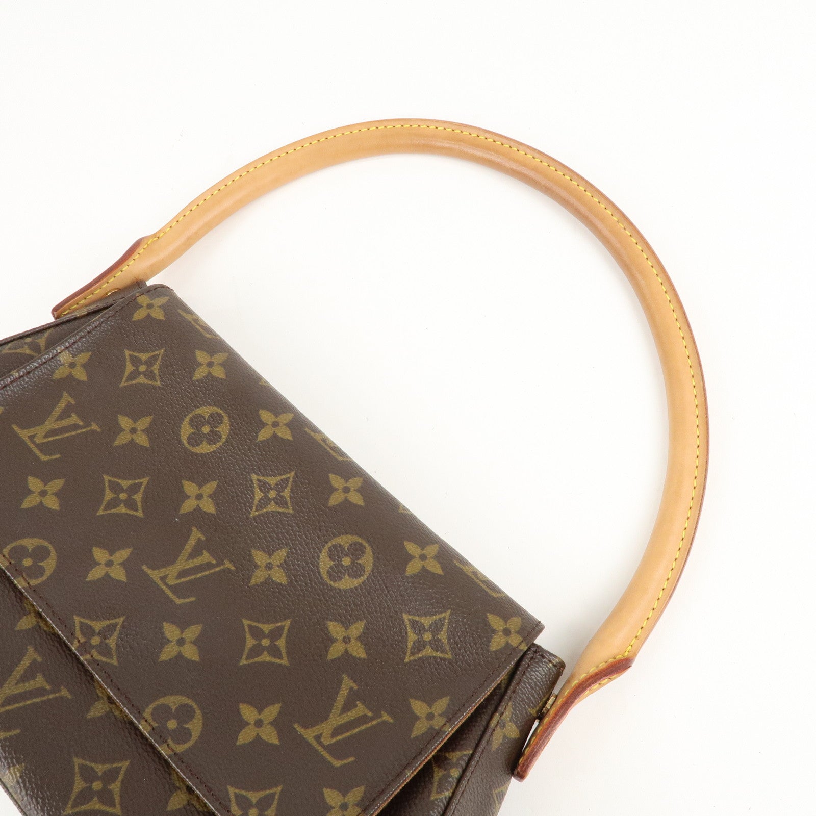 Louis Vuitton Monogram Mini Looping Shoulder Bag Hand Bag M51147 Used