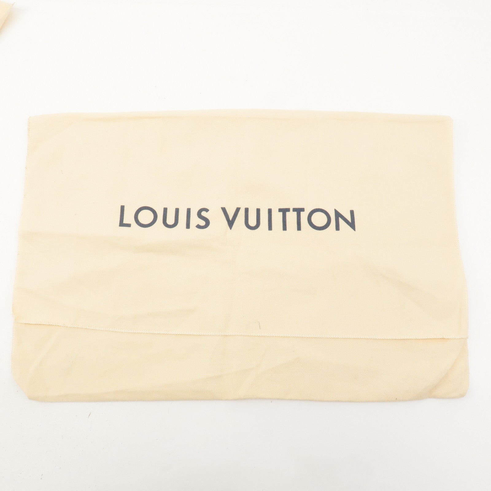 Louis Vuitton Set of 10 Dust Bag Storage Bag Flap New Style Beige