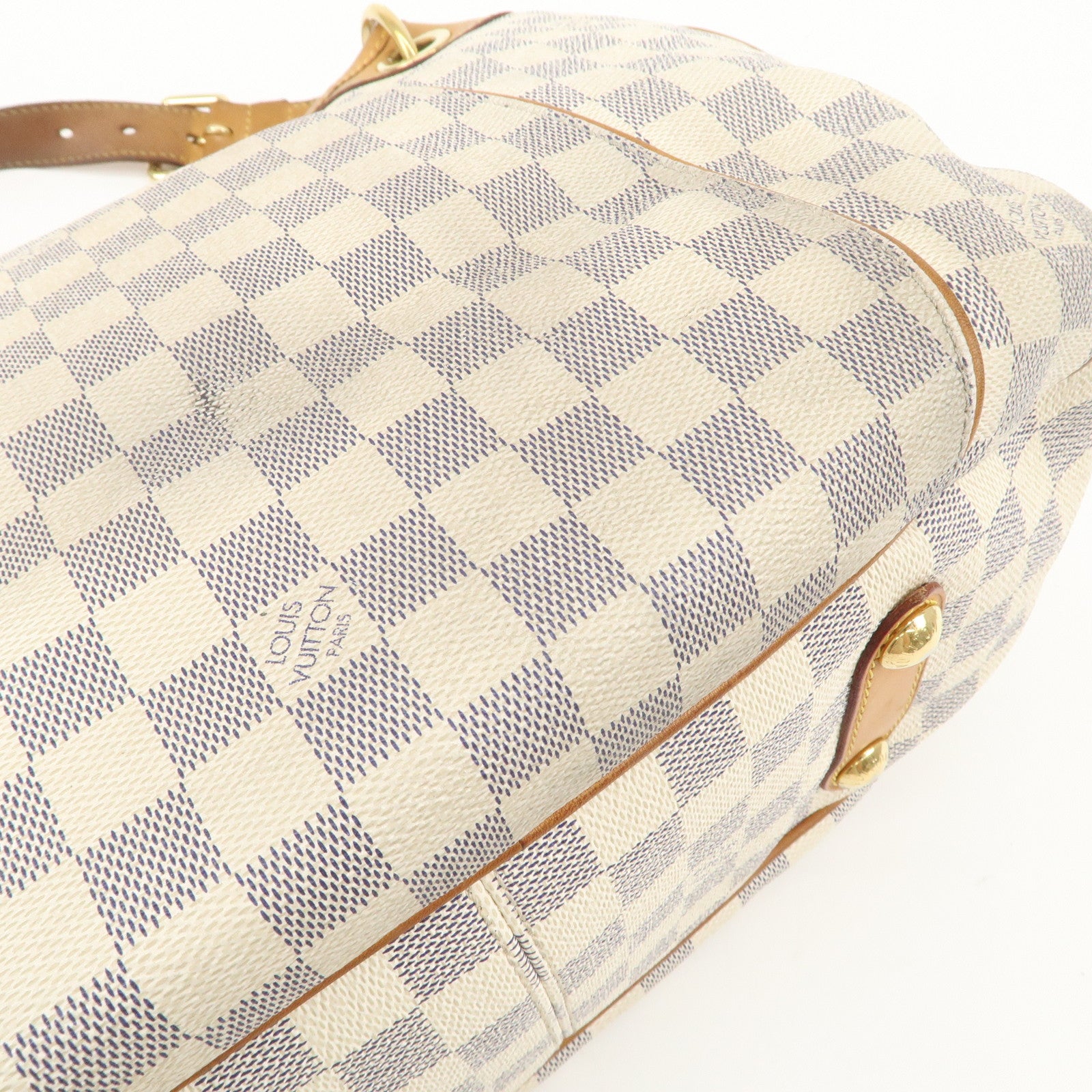 Louis Vuitton Damier Azur Galliera PM Shoulder Bag N55215 Used