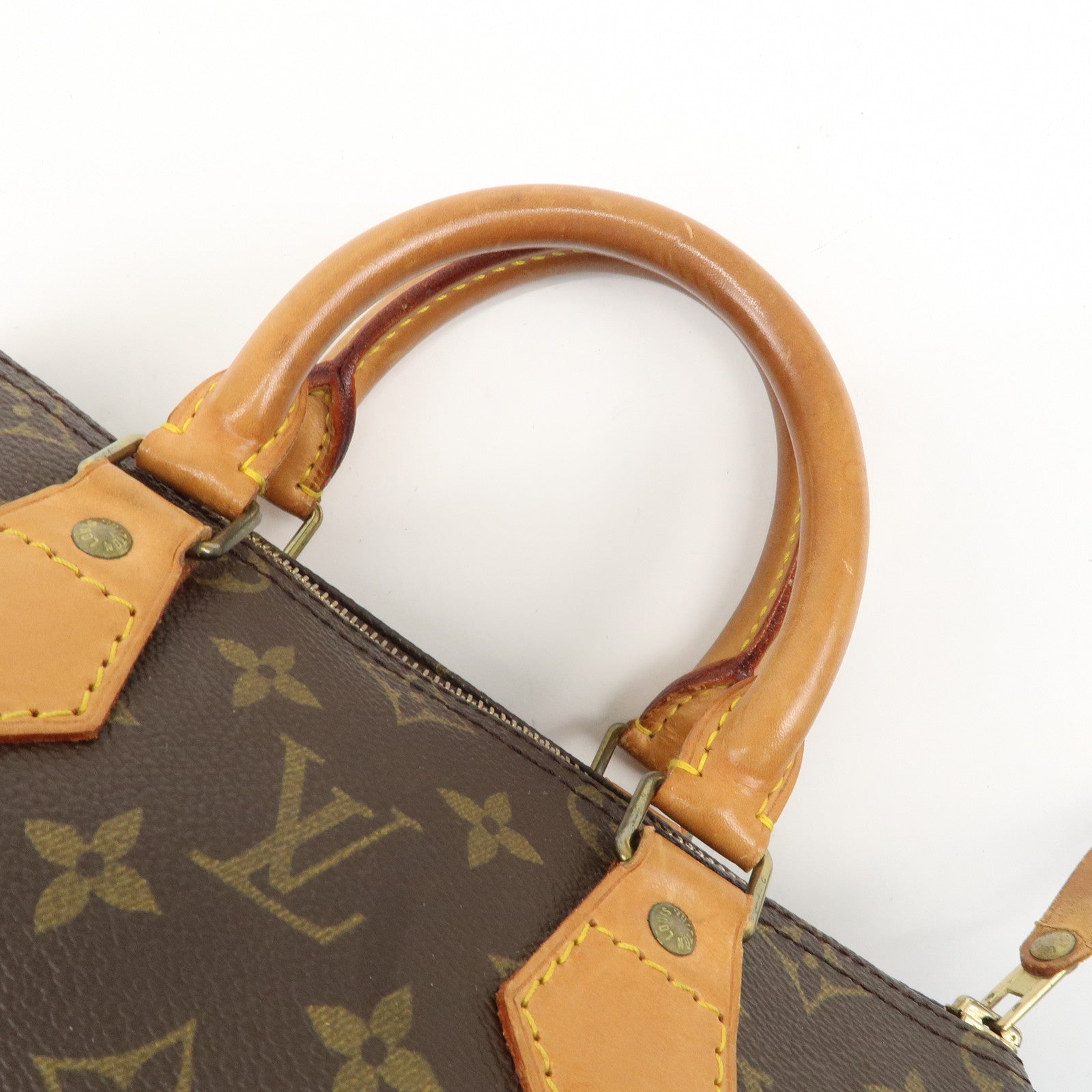 Louis Vuitton Monogram Speedy 25 Hand Bag Boston Bag M41528 Used