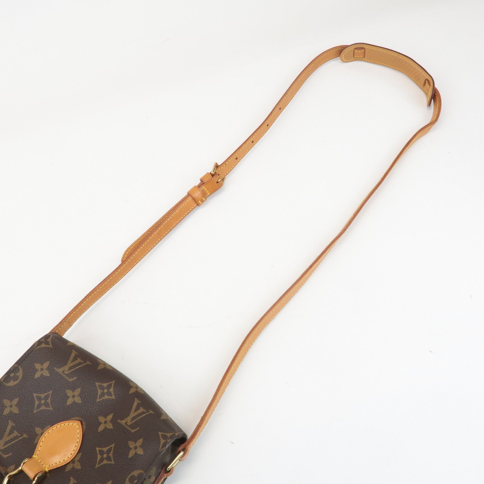 Louis Vuitton Monogram Mini Saint Cloud Shoulder Bag M51244 Used