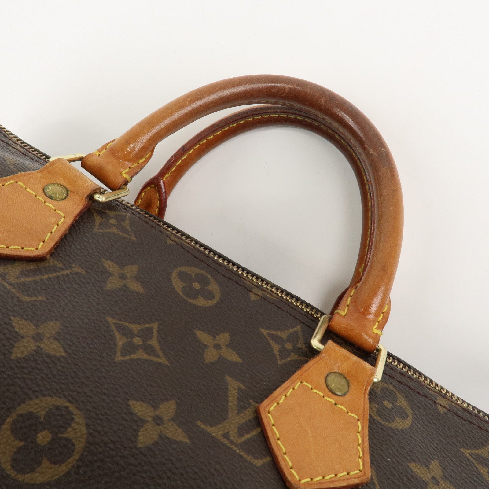 Louis Vuitton Monogram Speedy 30 Hand Bag Boston Bag M41526 Used