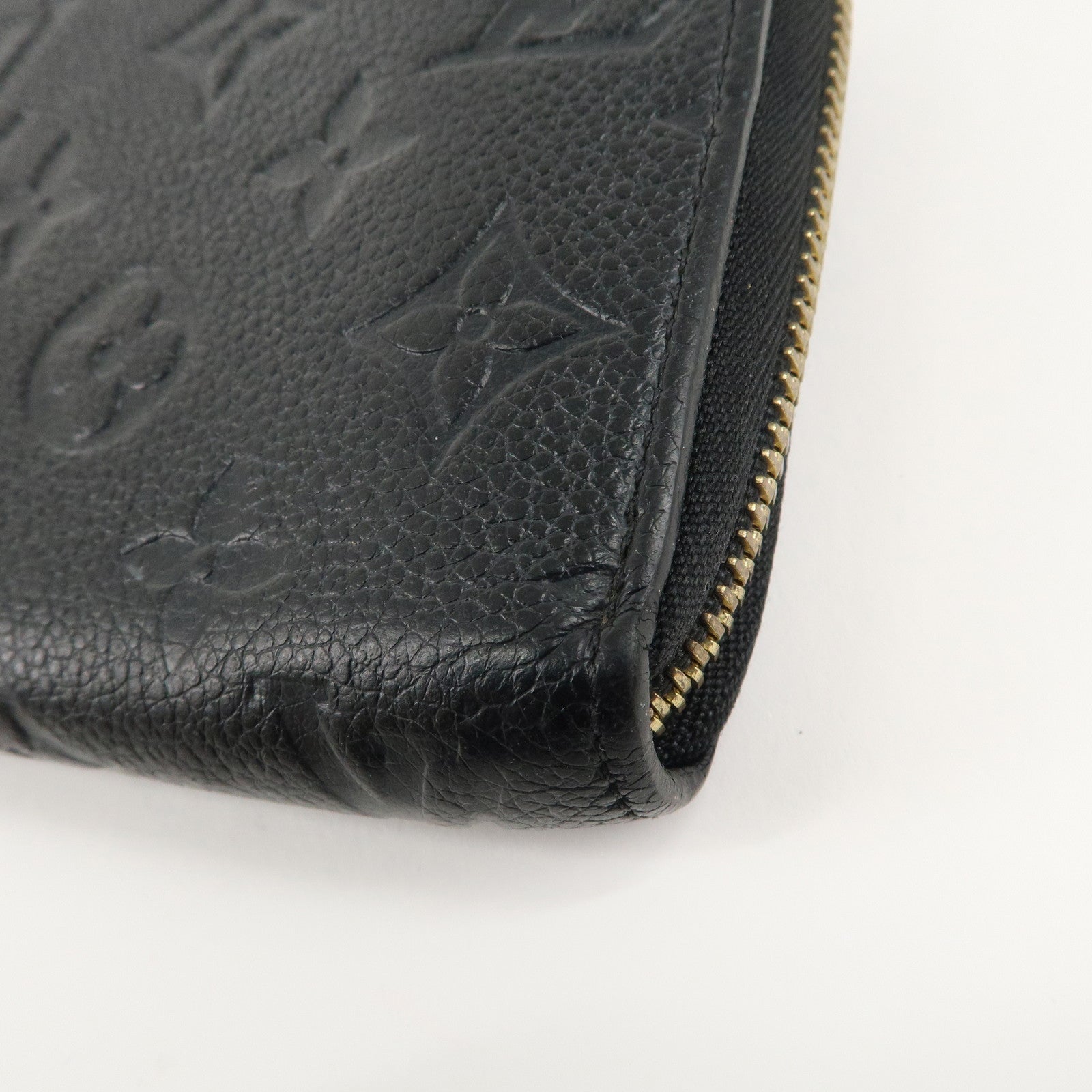 Louis Vuitton Monogram Empreinte Zippy Wallet Noir M61864