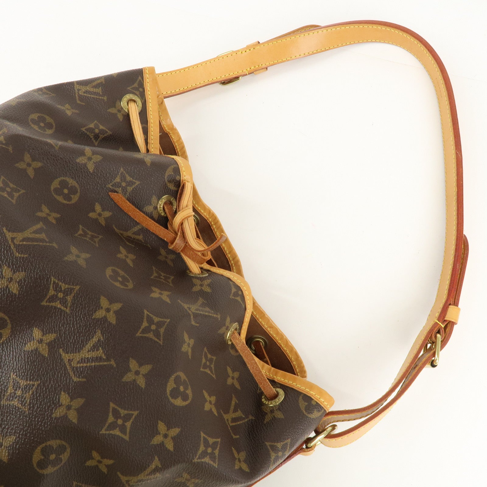 Louis Vuitton Monogram Noe Shoulder Bag Hand Bag Brown M42224