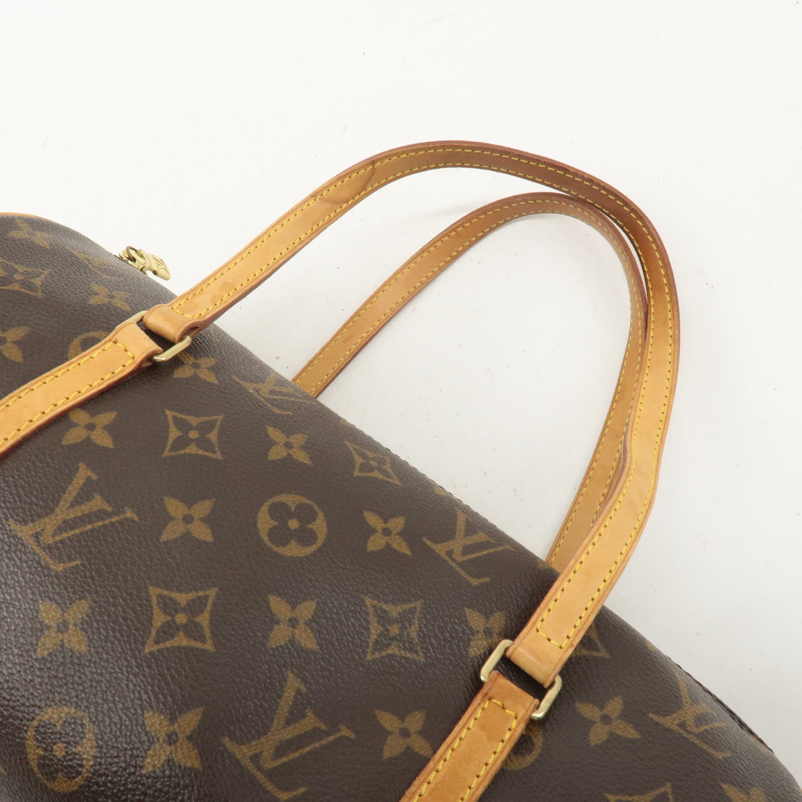 Louis Vuitton Monogram Papillon 30 Hand Bag Brown M51385