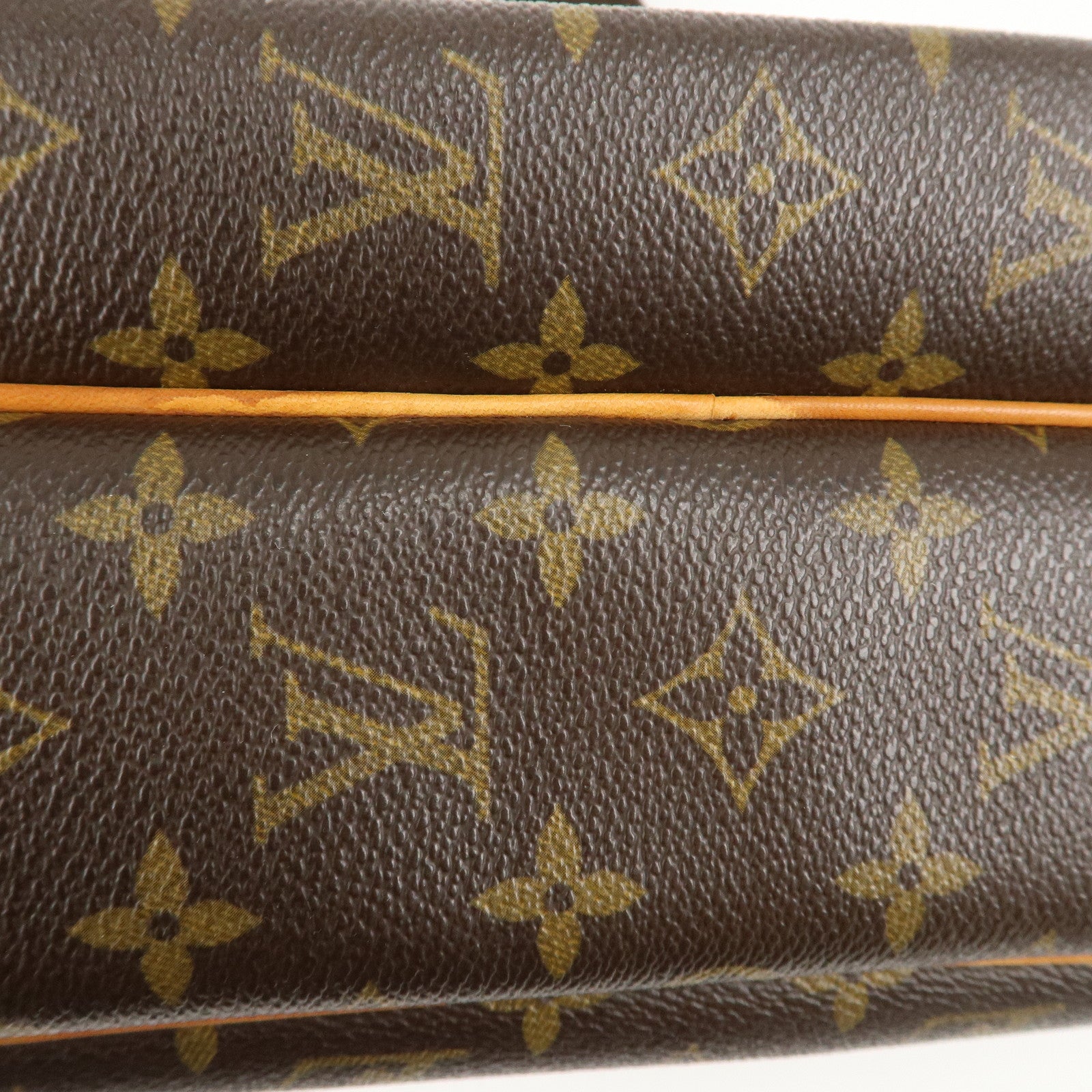 Louis Vuitton Monogram Reporter PM Shoulder Bag Brown M45254 Used