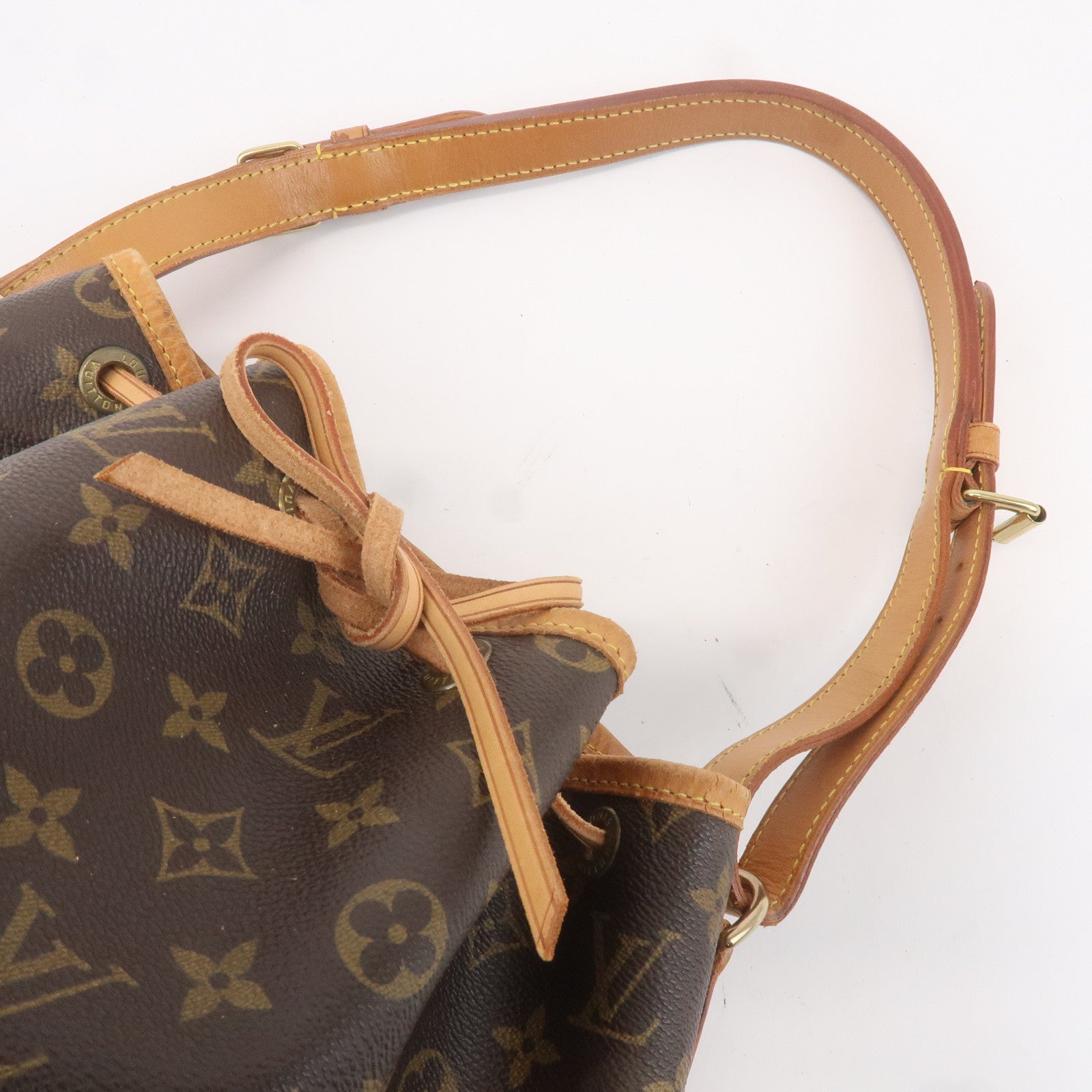 Louis Vuitton Monogram Noe Shoulder Bag Hand Bag Brown M42224