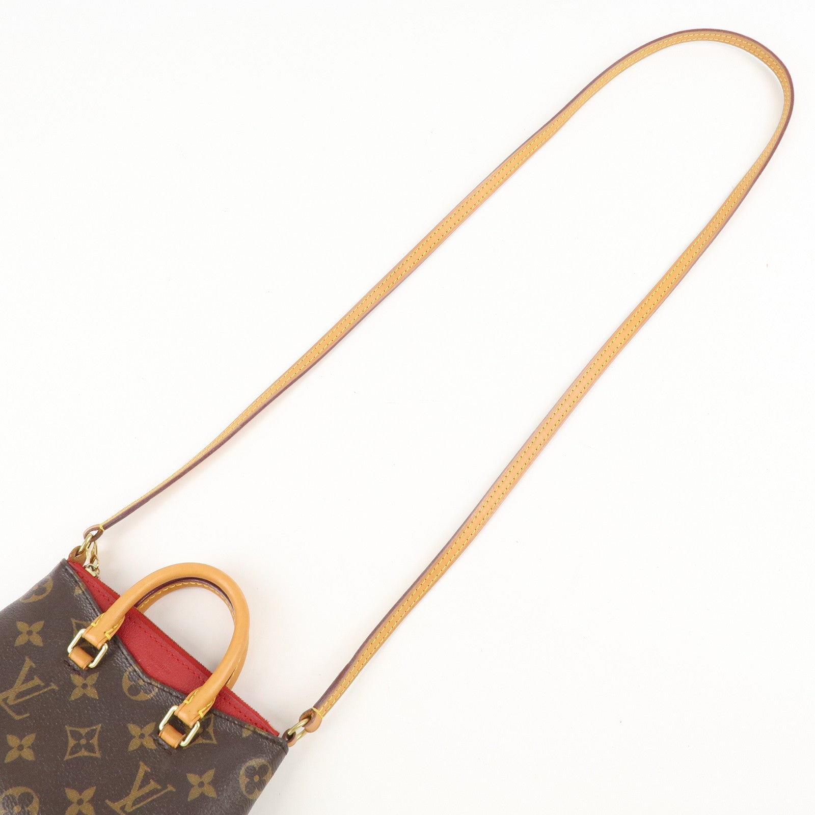 Louis Vuitton Nano Pallas Shoulder Bag Cerise M61254