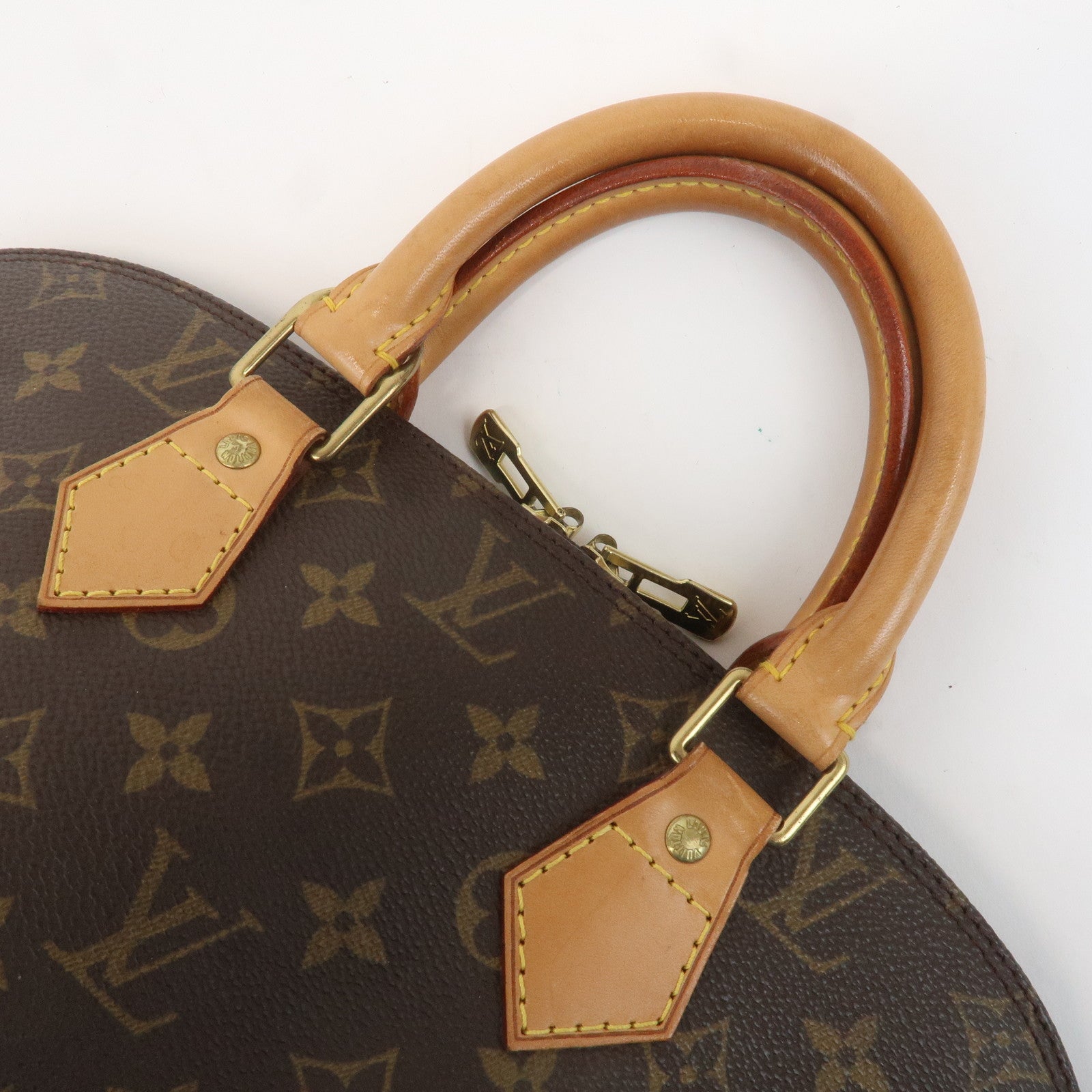 Louis Vuitton Monogram Alma Hand Bag Brown M51130