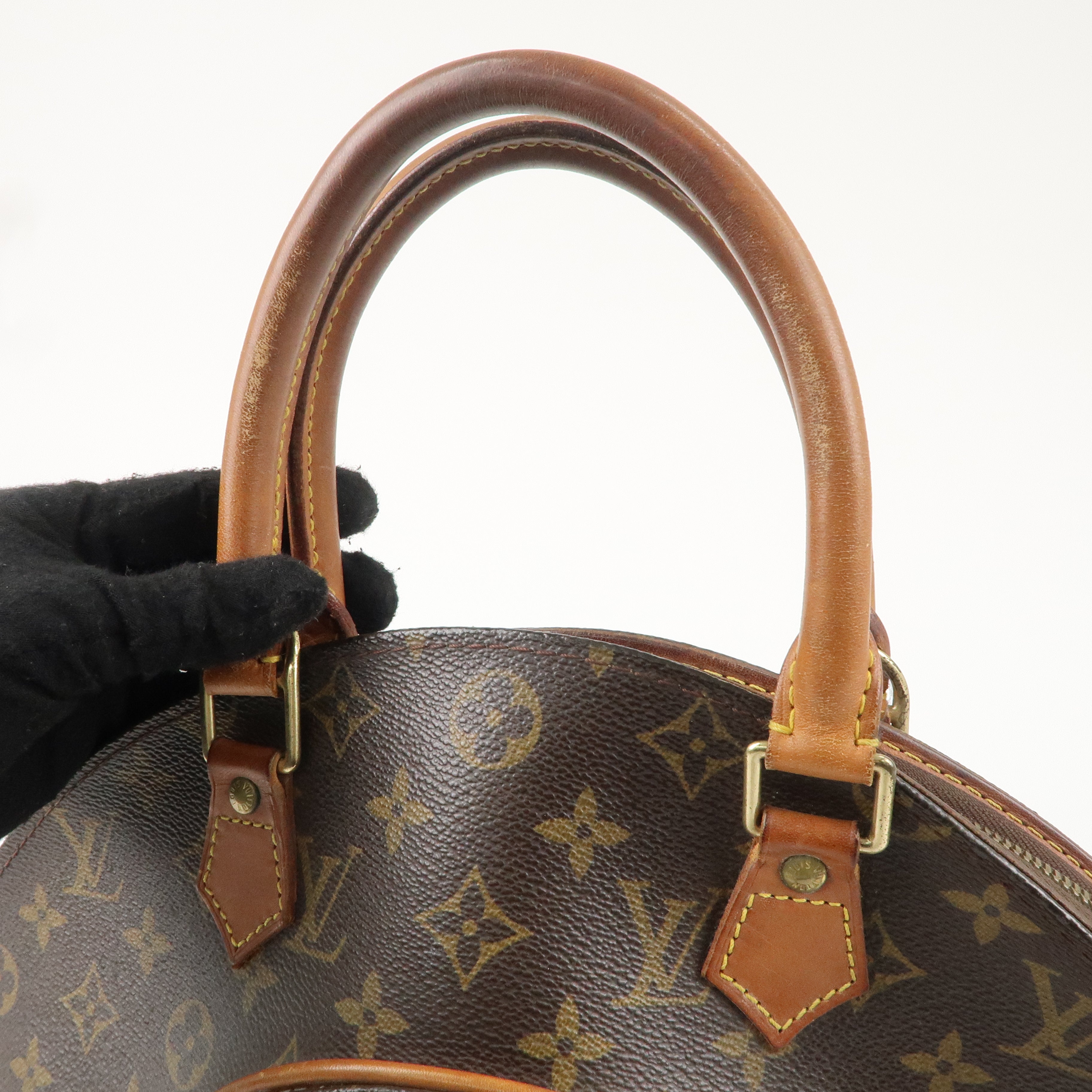 Louis Vuitton Monogram Ellipse MM Hand Bag Brown M51126