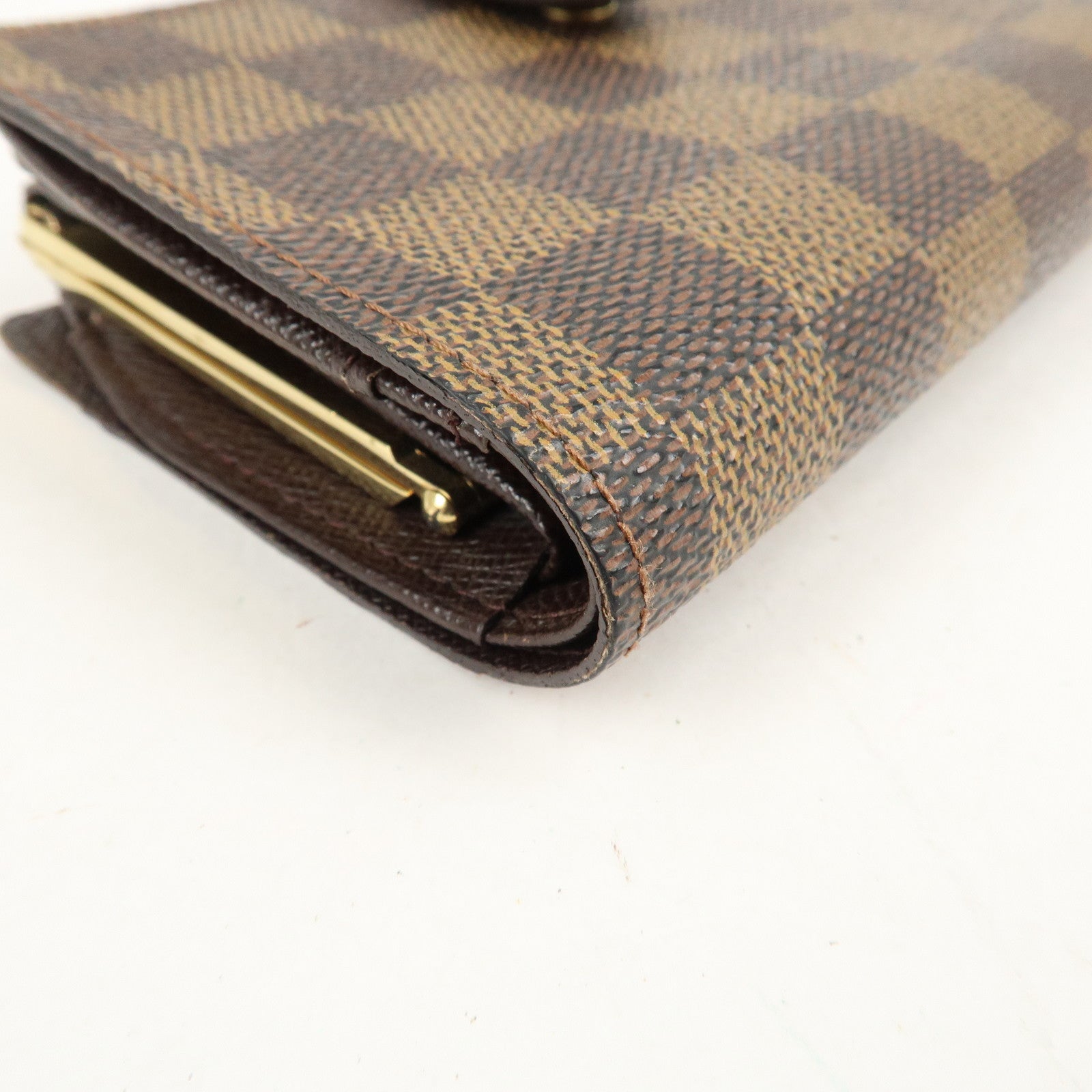 Louis Vuitton Damier Portefeuille Viennois Wallet N61674 Used