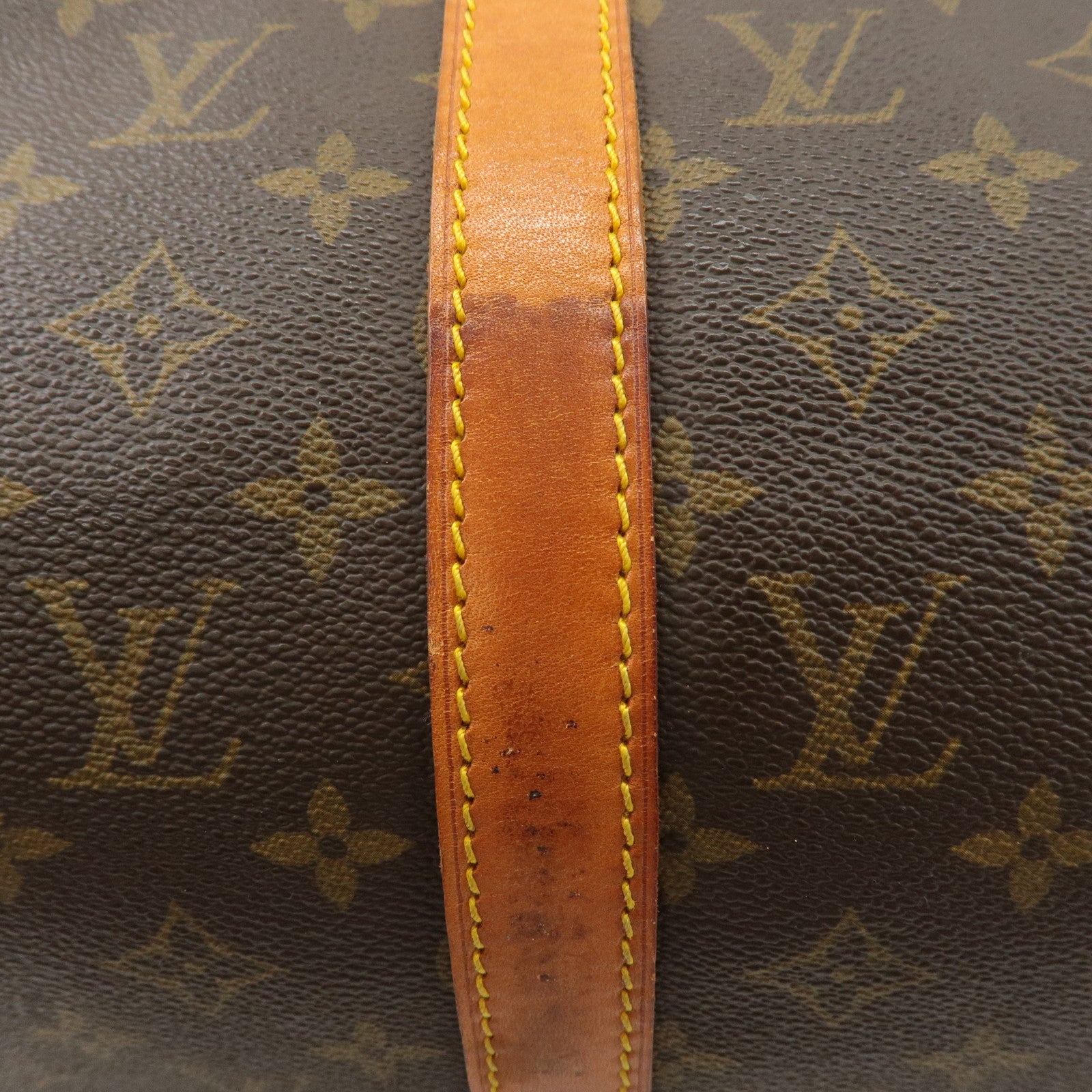 Louis Vuitton Monogram Sac Souple 45 Boston Bag Brown M41624