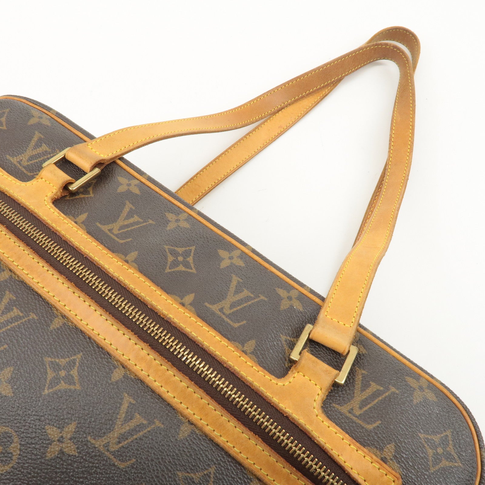 Louis Vuitton Monogram Cite GM Boston Hand Bag Brown M51181