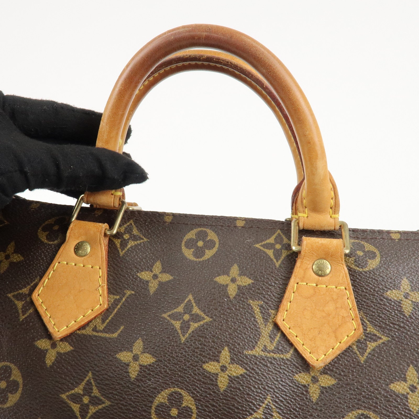 Louis Vuitton Monogram Speedy 30 Hand Bag Boston Bag M41526 Used