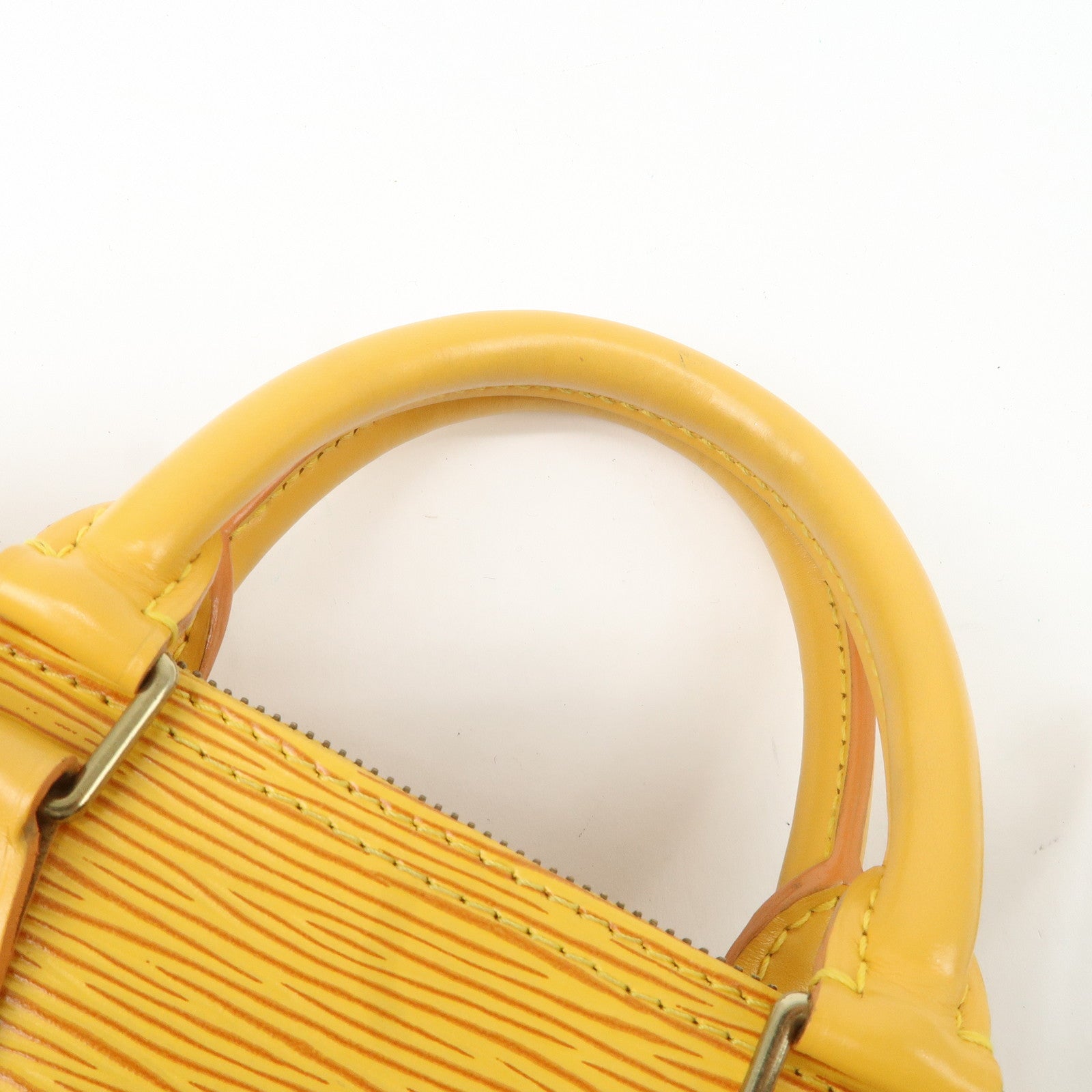 Louis Vuitton Epi Speedy 25 Boston Bag Hand Bag Yellow M43019 Used