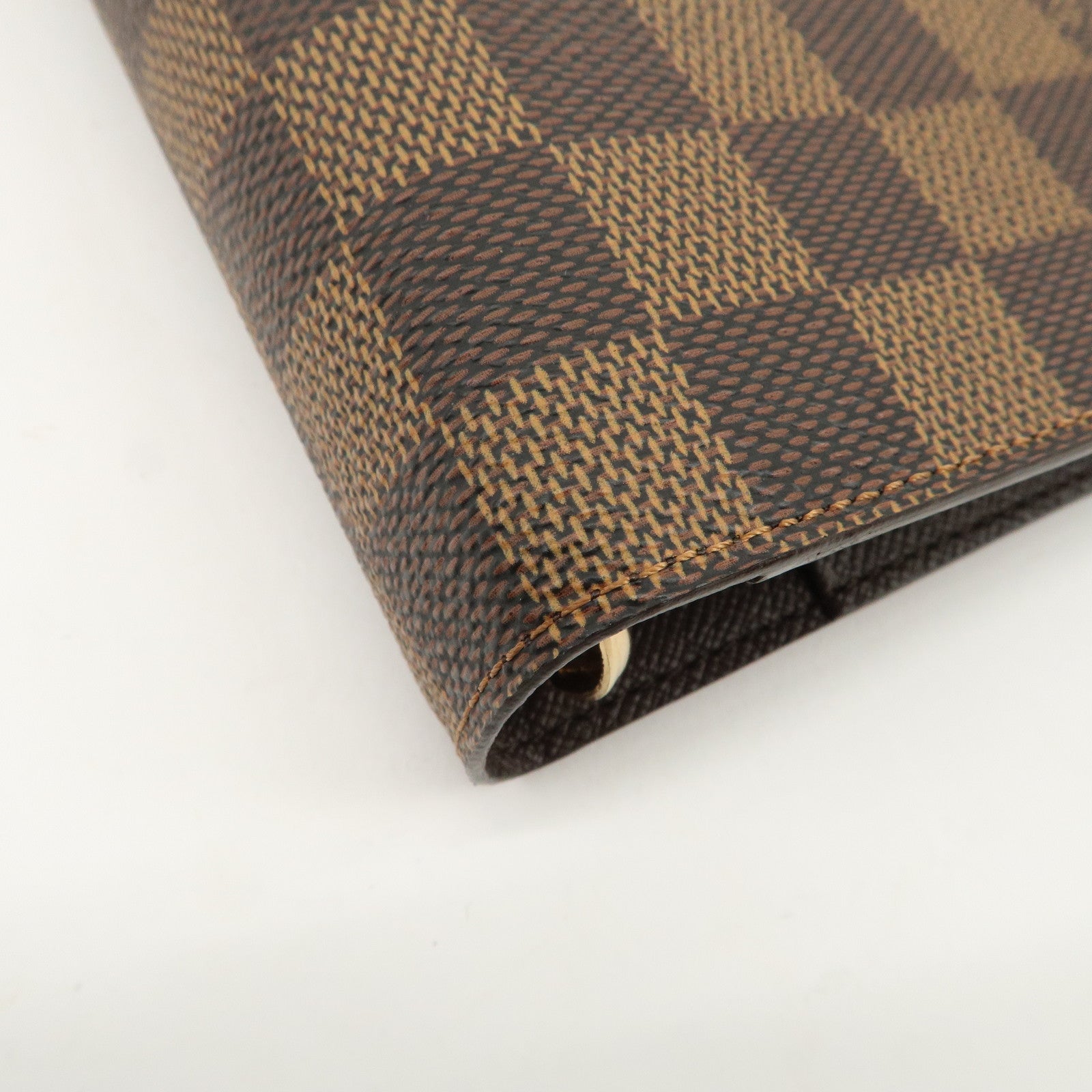 Louis Vuitton Damier Agenda MM Planner Cover Brown R20240