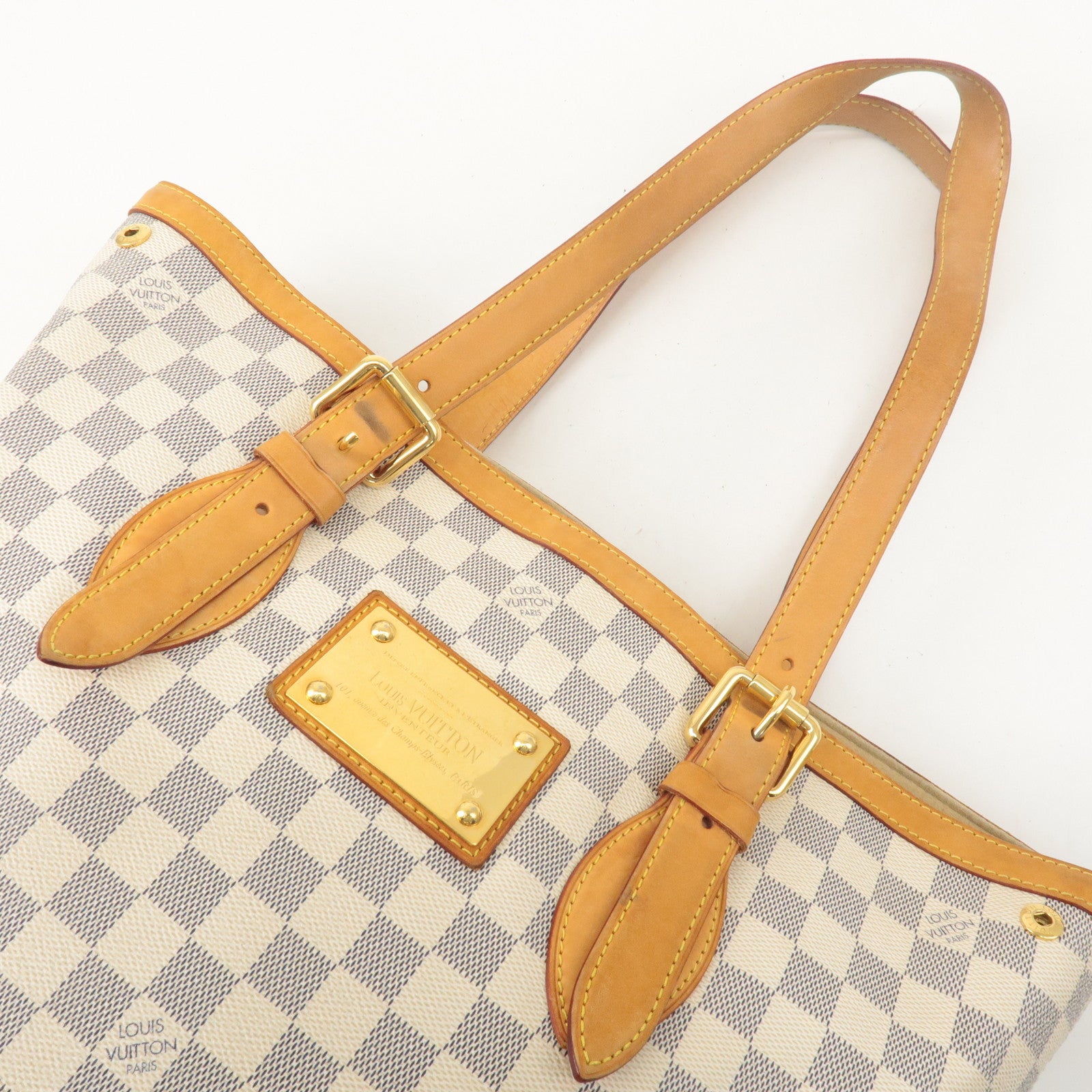 Louis Vuitton Damier Azur Hampstead MM Tote Bag N51206