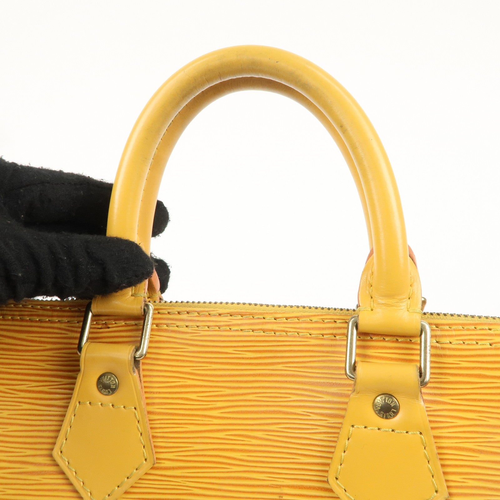 Louis Vuitton Epi Speedy 25 Boston Bag Hand Bag Yellow M43019