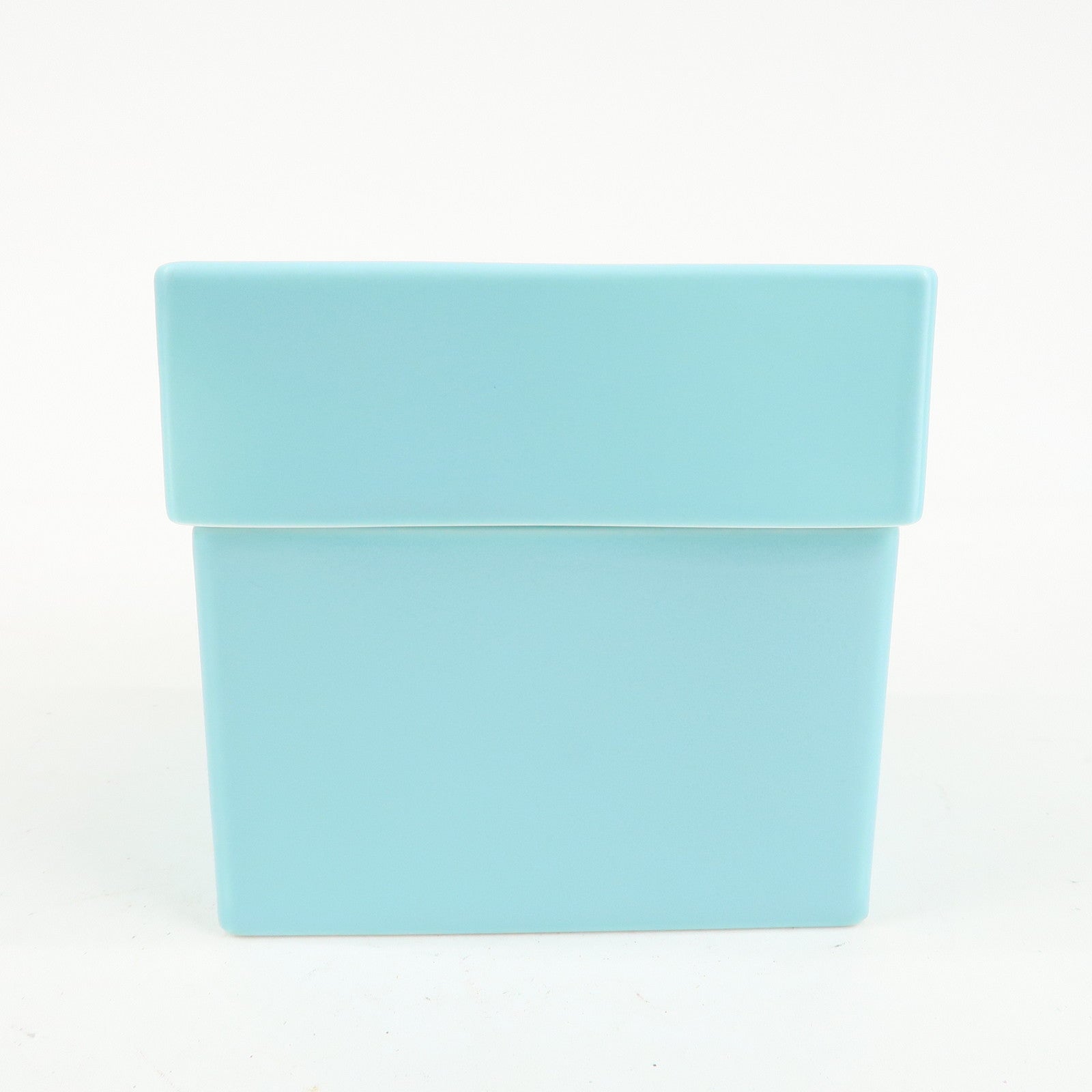 Tiffany&Co. Set of 2 Bone Ash Bone China Pottery Box Blue