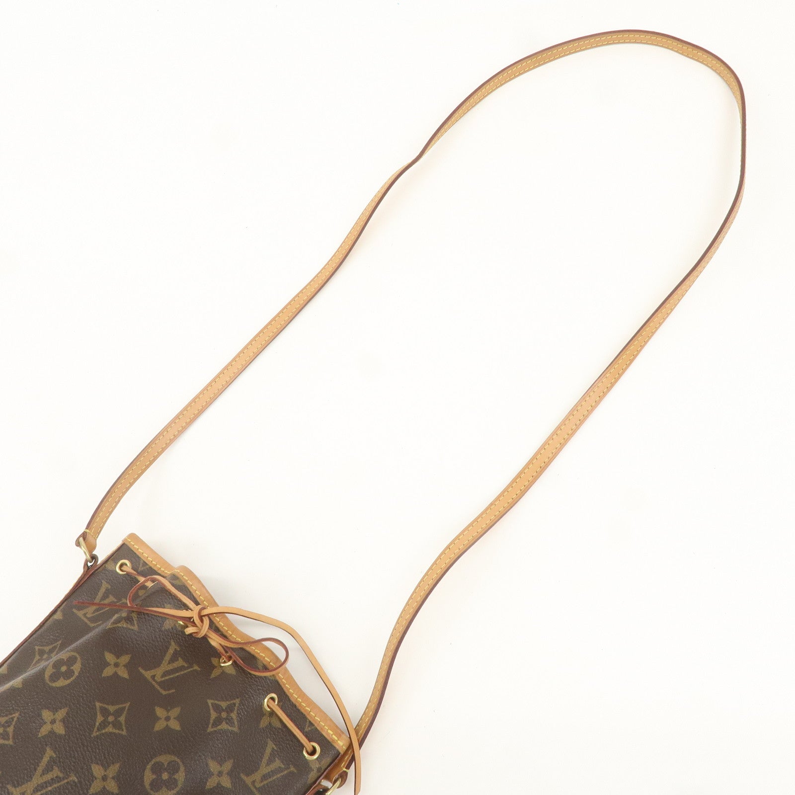 Louis Vuitton Monogram Nano Noe Shoulder Bag Brown M41346