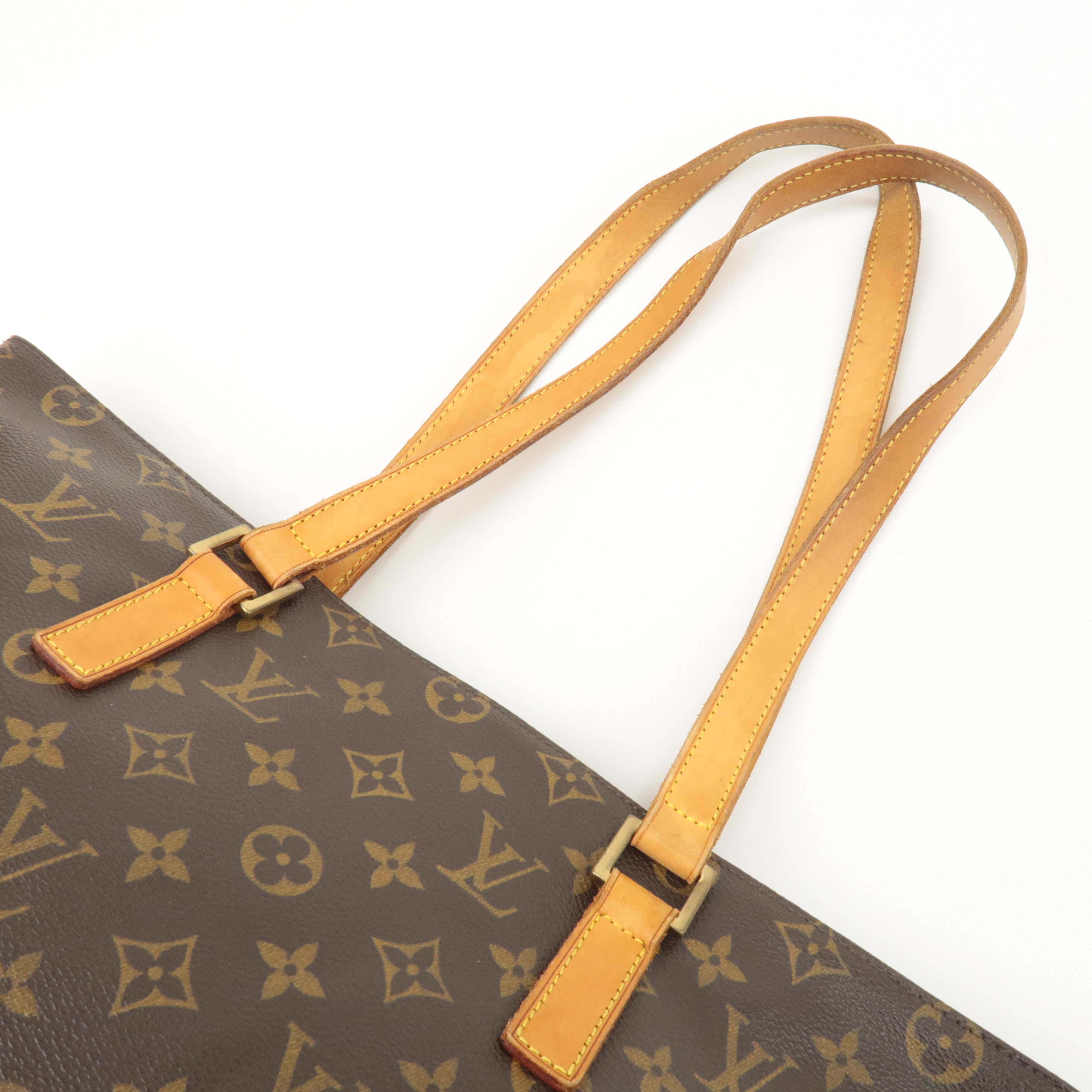 Louis Vuitton Monogram Cabas Mezzo Tote Bag Brown M51151