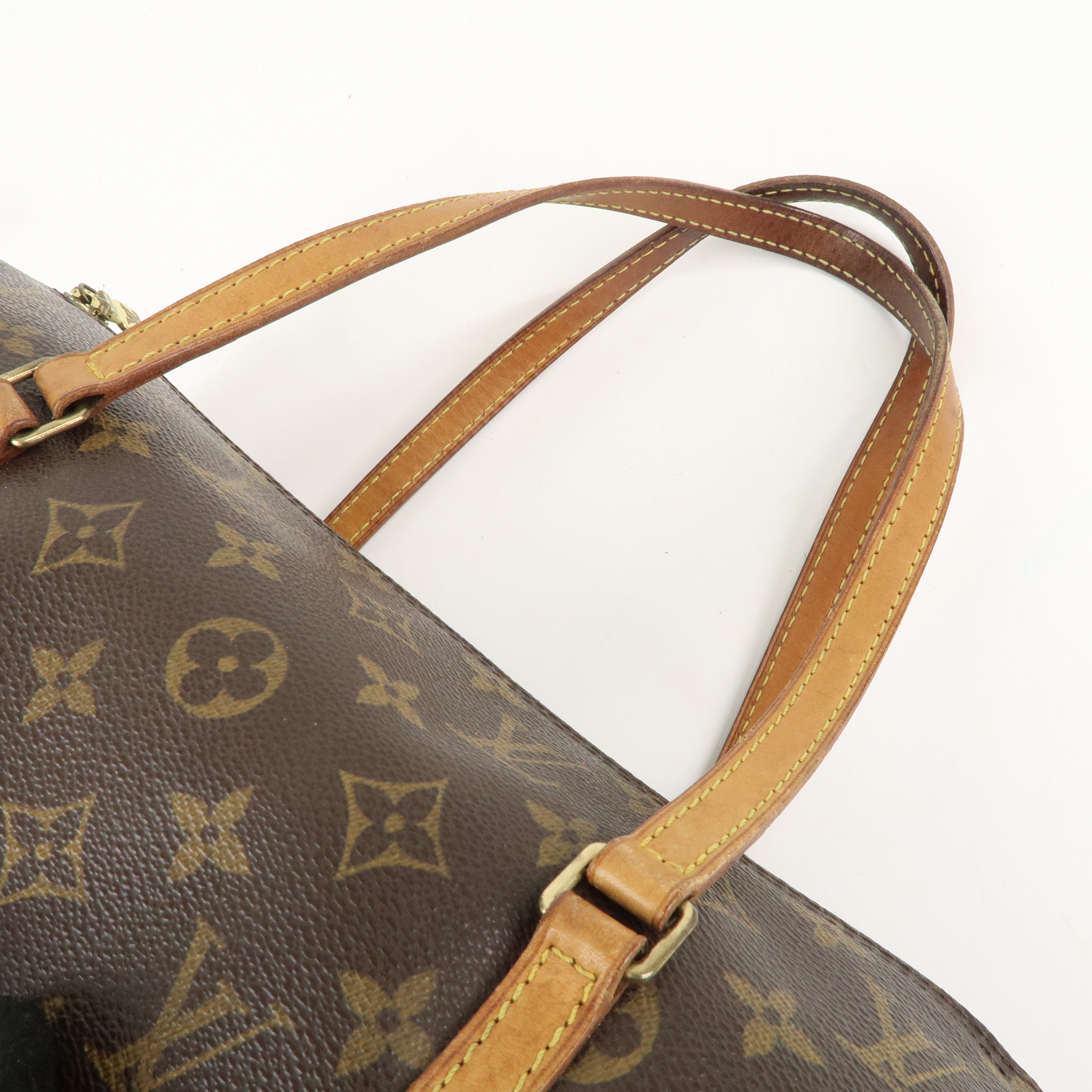 Louis Vuitton Monogram Papillon 30 Hand Bag Brown M51385